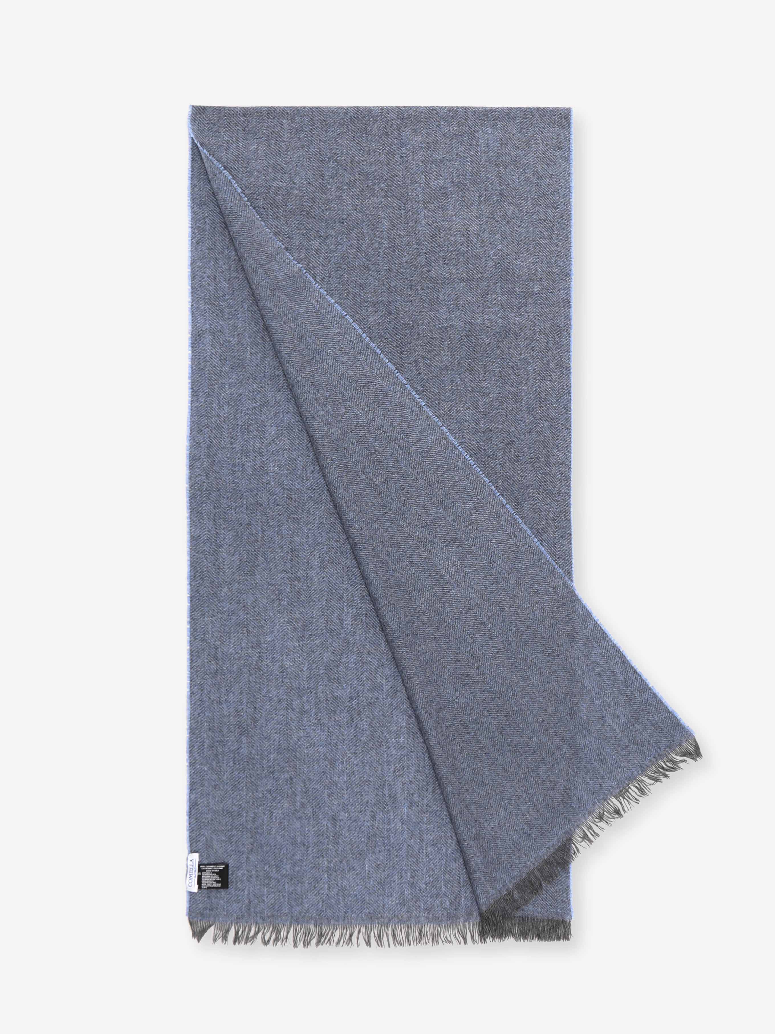 Sciarpa in Lino - Blu