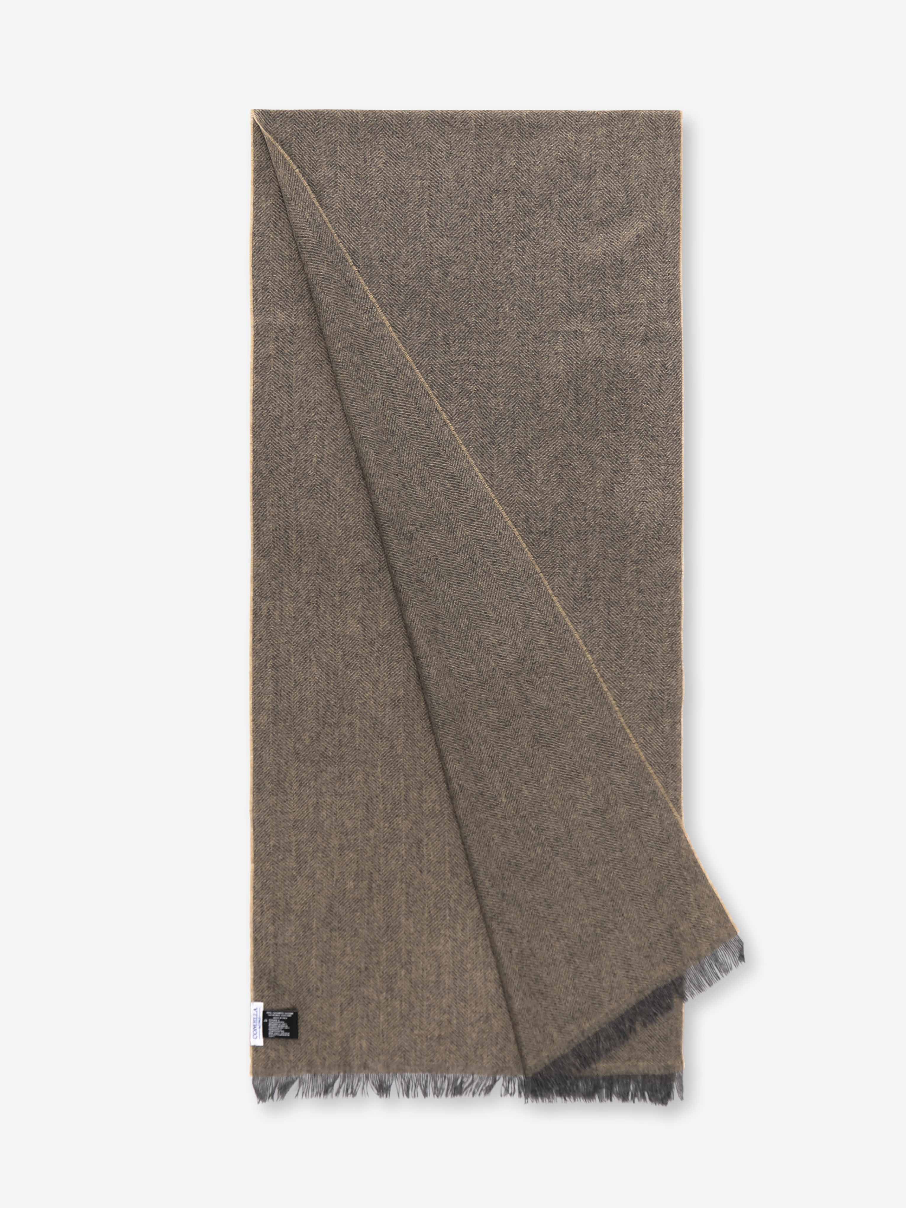 Sciarpa 100% Cashmere Tex - Marrone