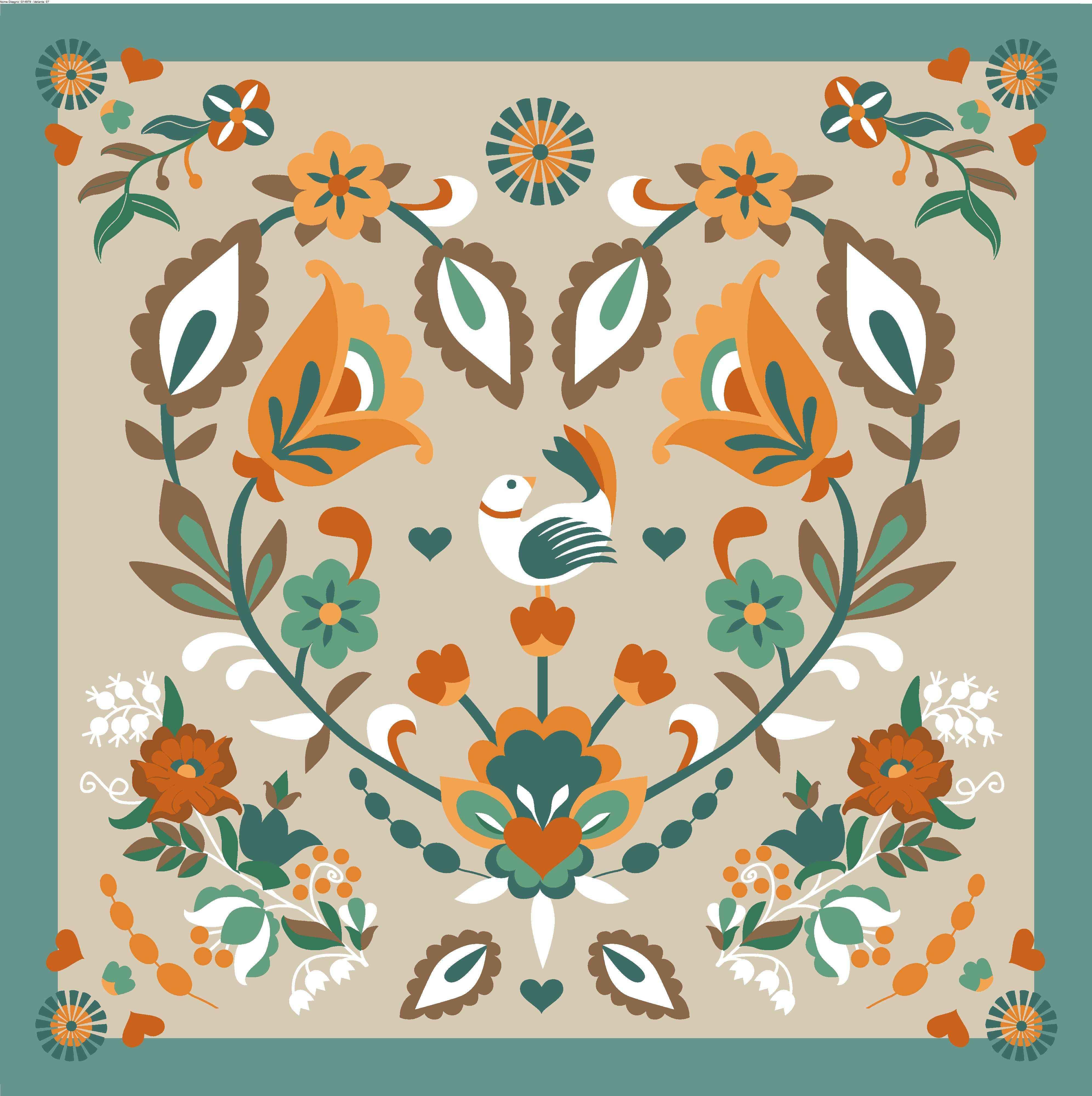 Foulard in Seta - Fantasia