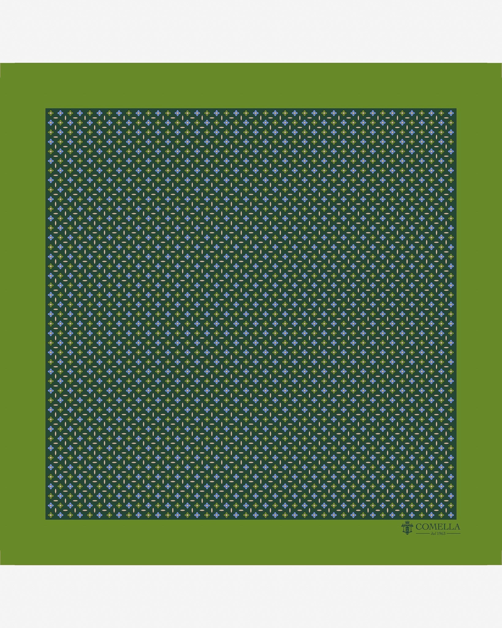 Pochette Verde Geometrico