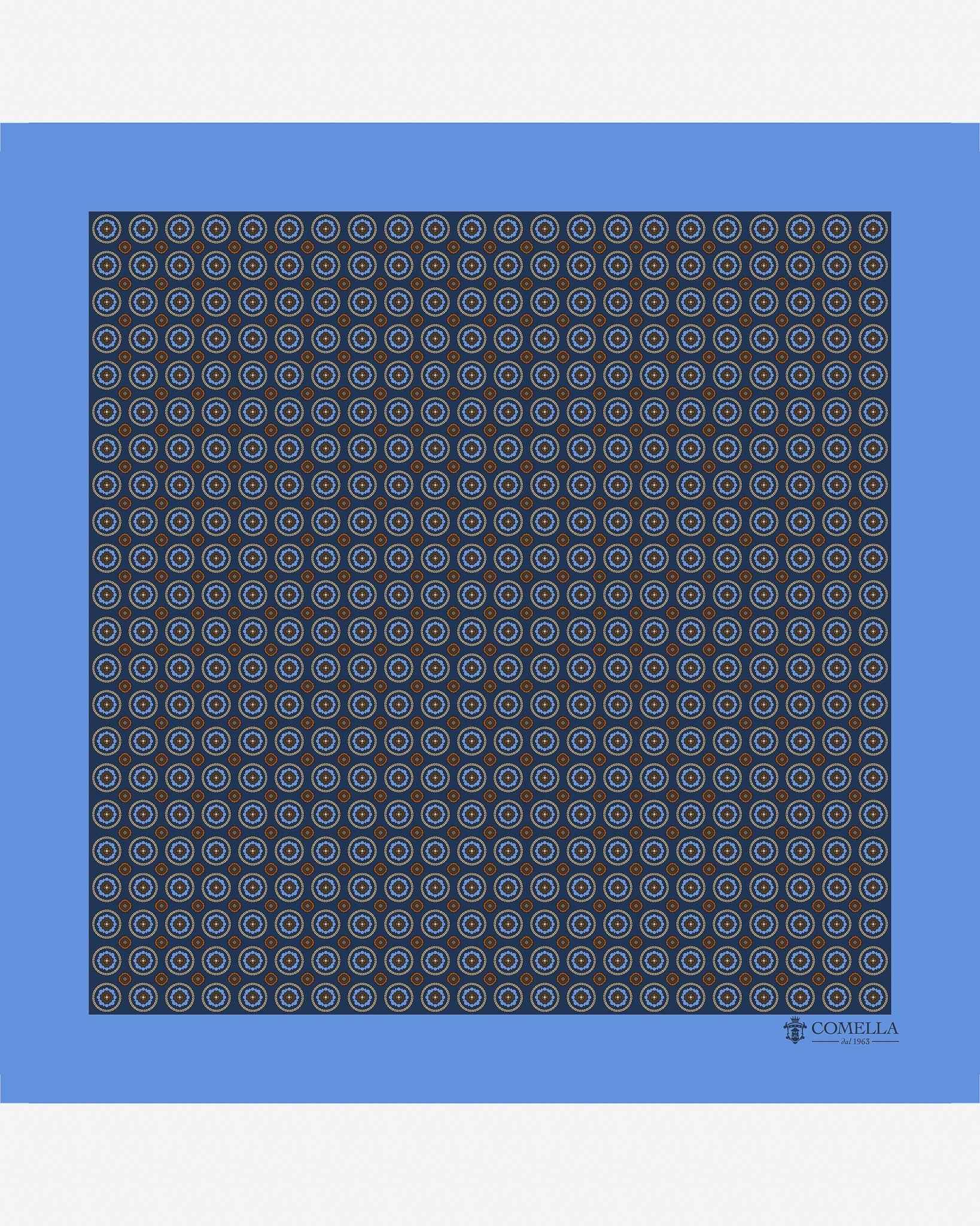 Pochette Azzurra Geometrico