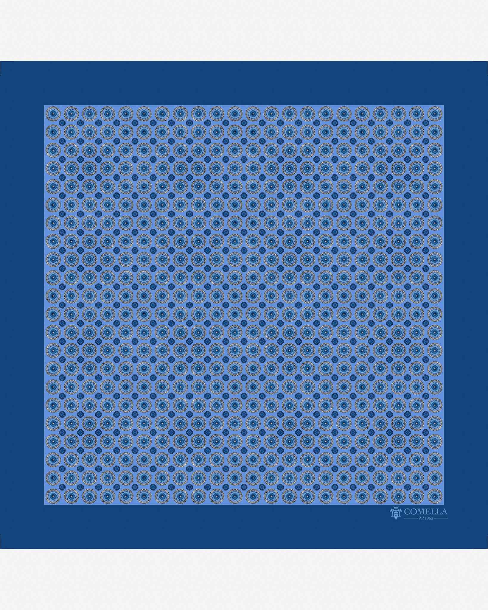 Pochette Blu Geometrico