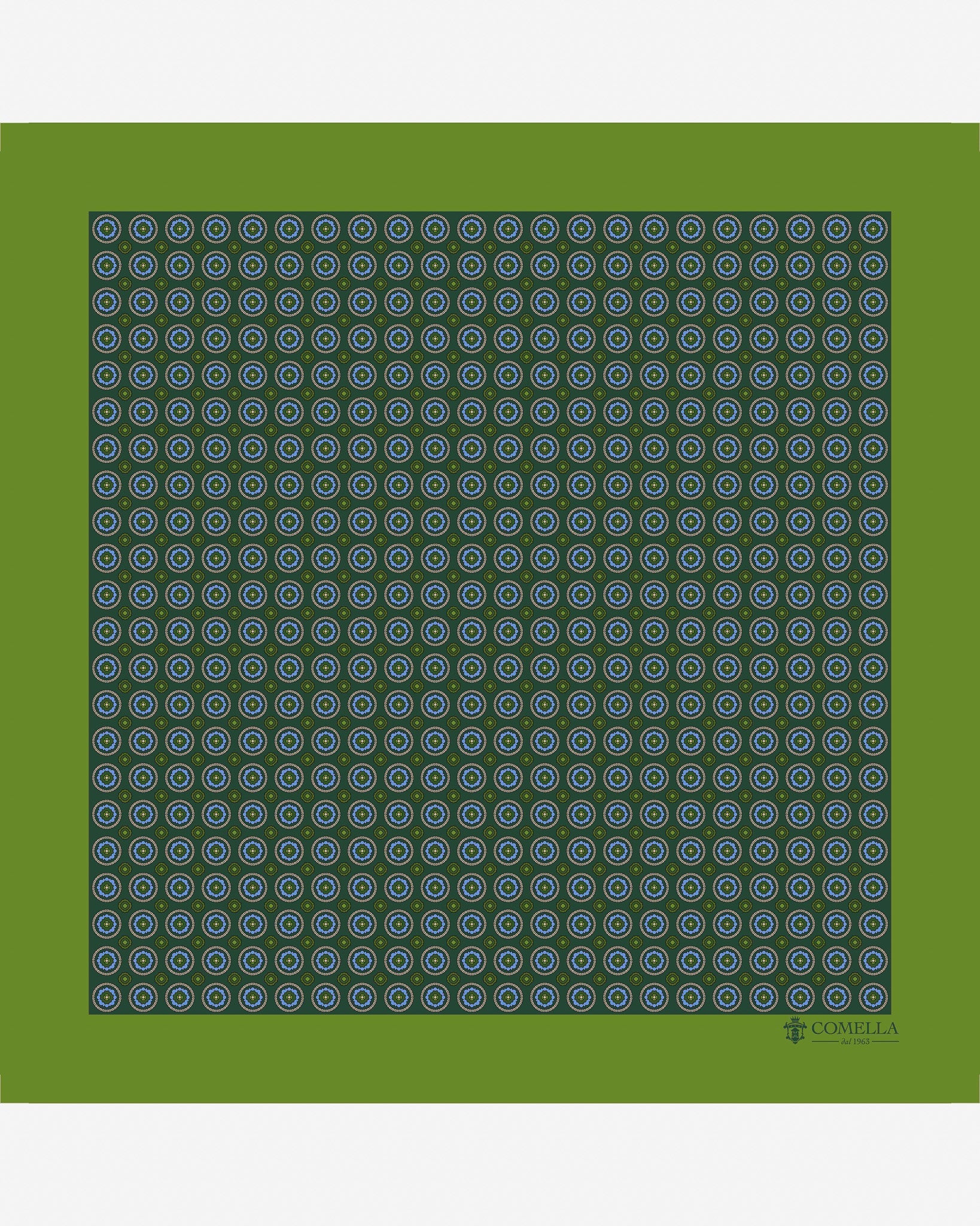 Pochette Verde Geometrico