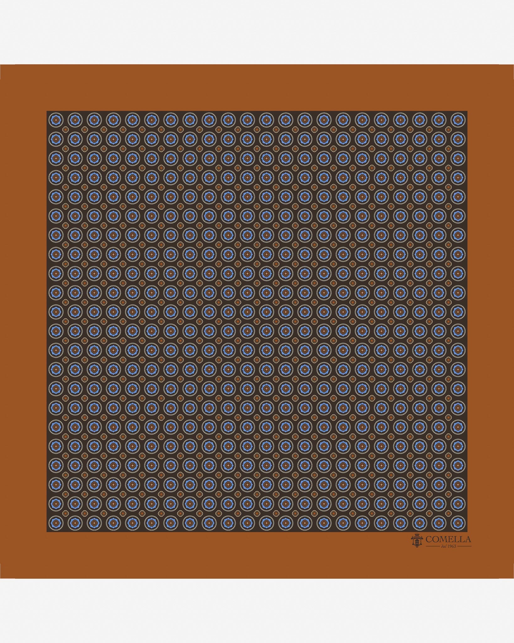 Pochette Arancione Geometrico