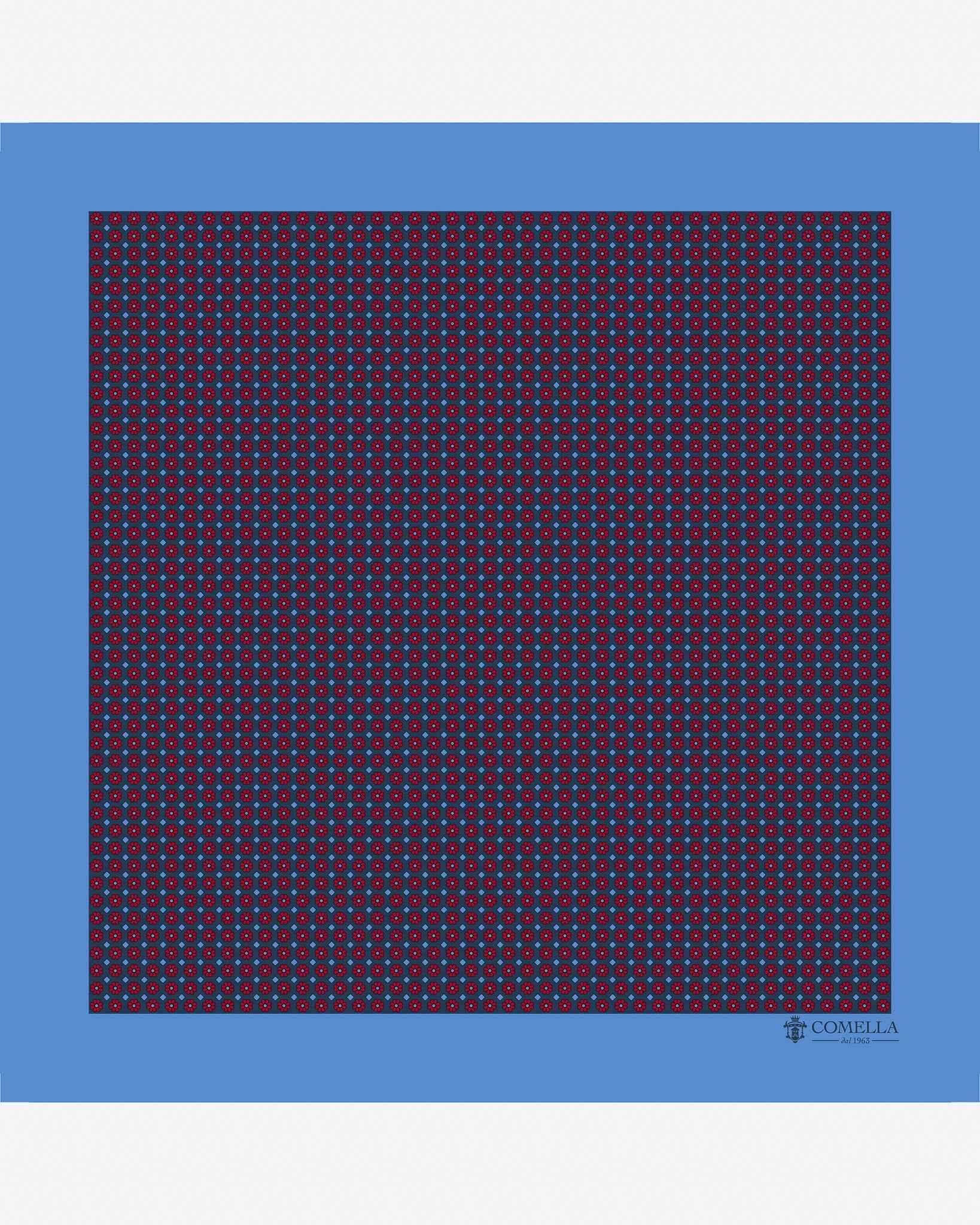 Pochette Blu Geometrico