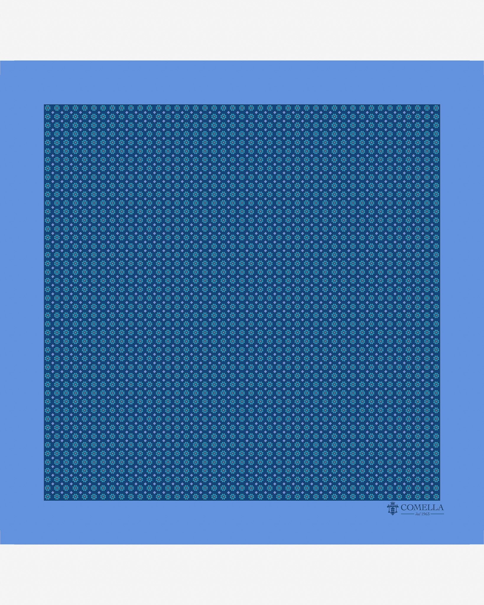 Pochette Azzurra Geometrico