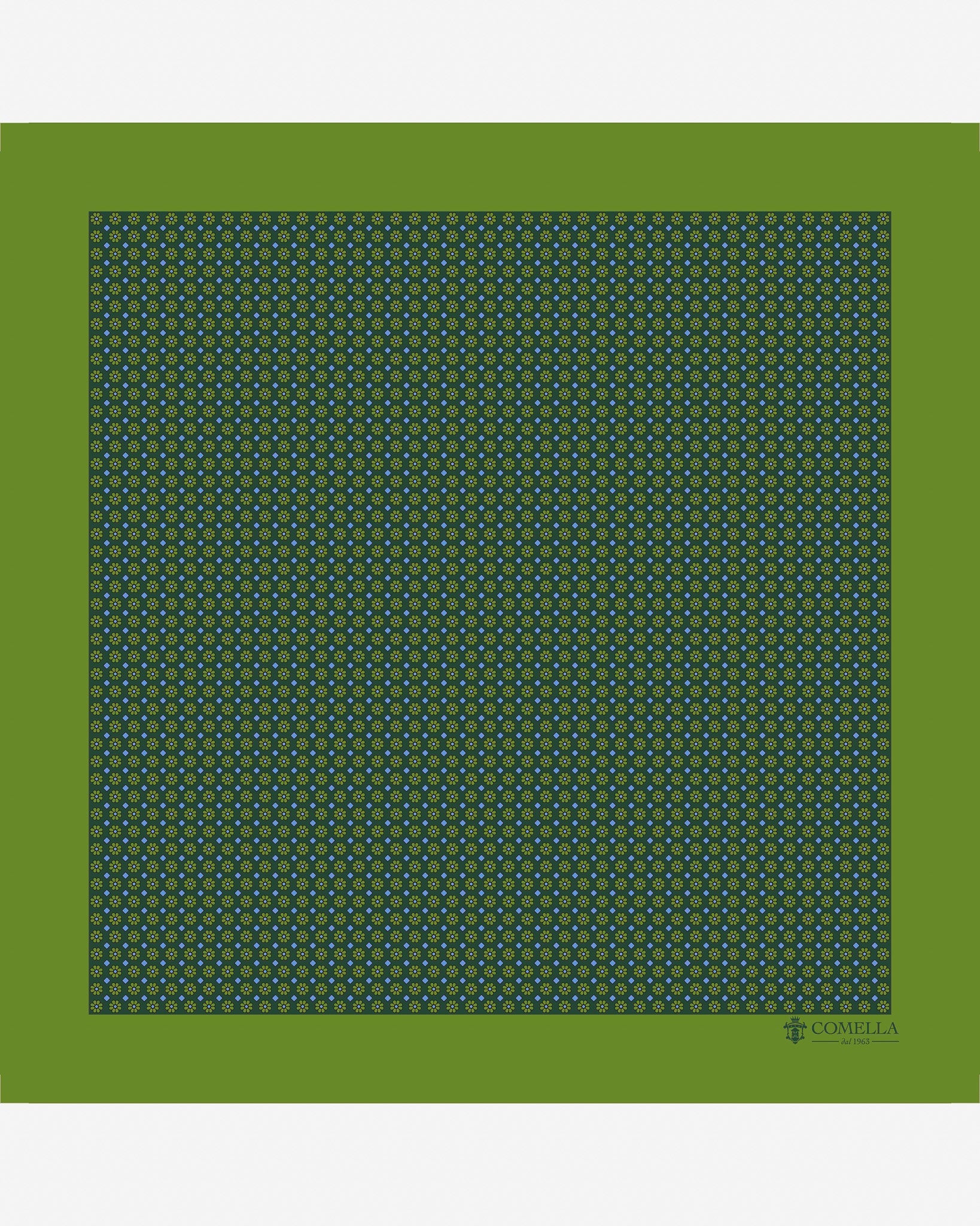 Pochette Verde Geometrico