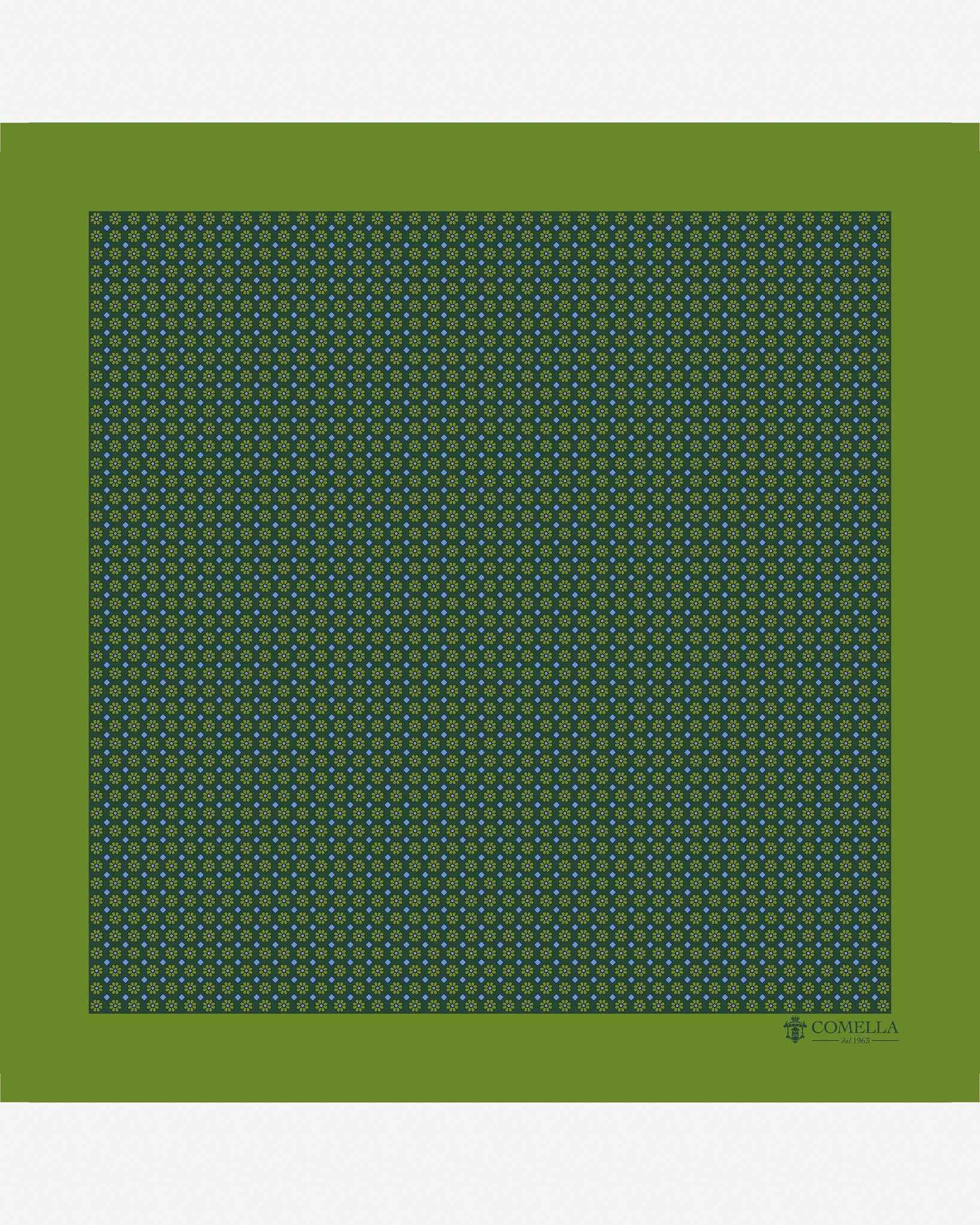 Pochette Verde Geometrico