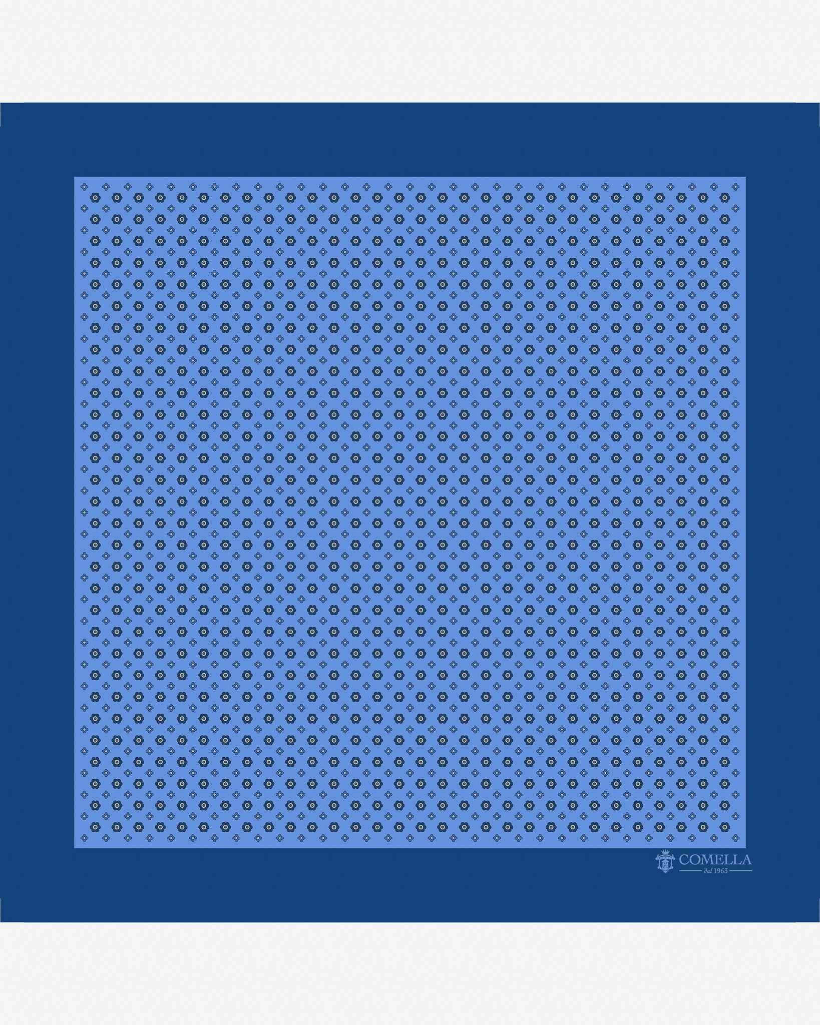 Pochette Blu Geometrico