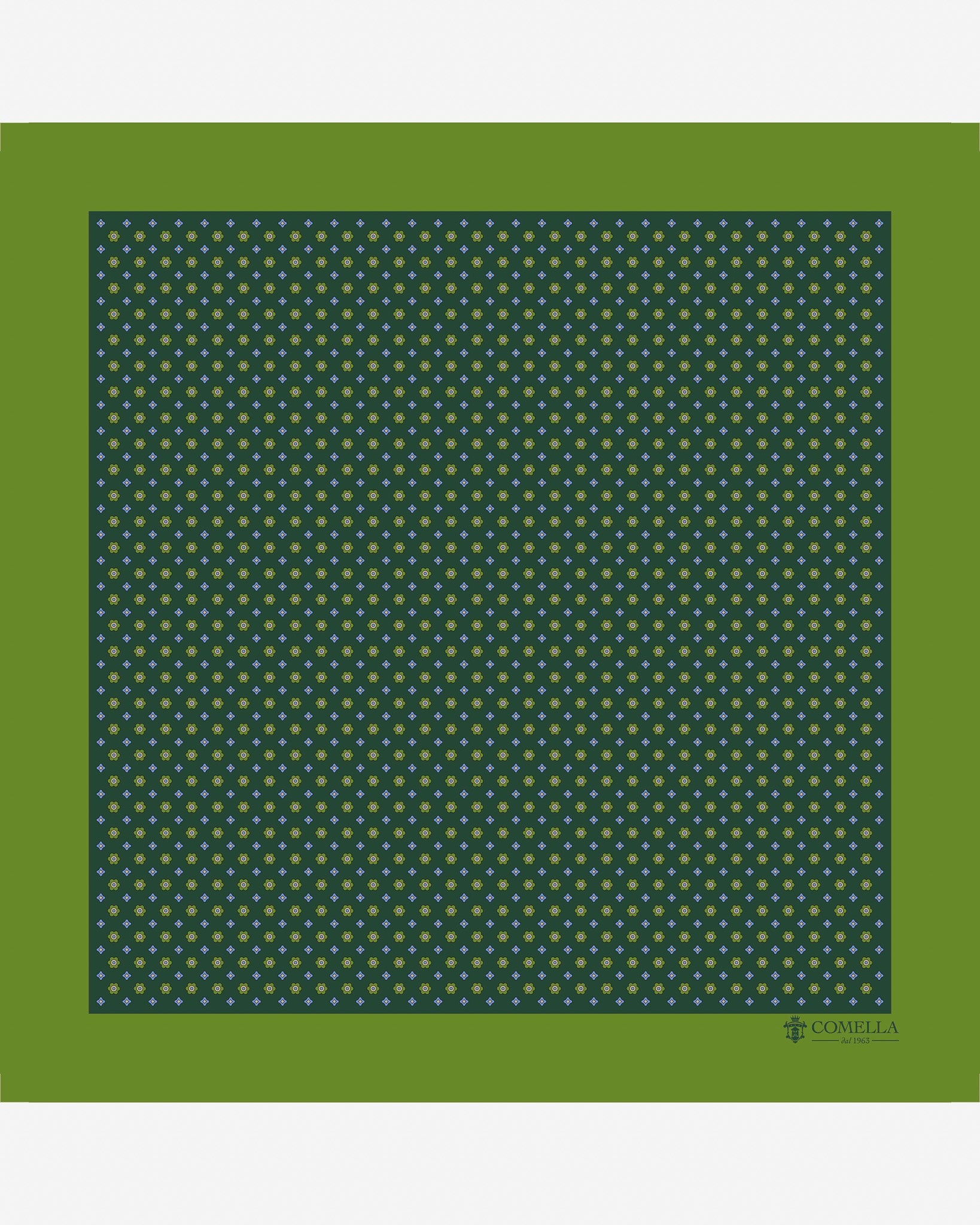 Pochette Verde Geometrico