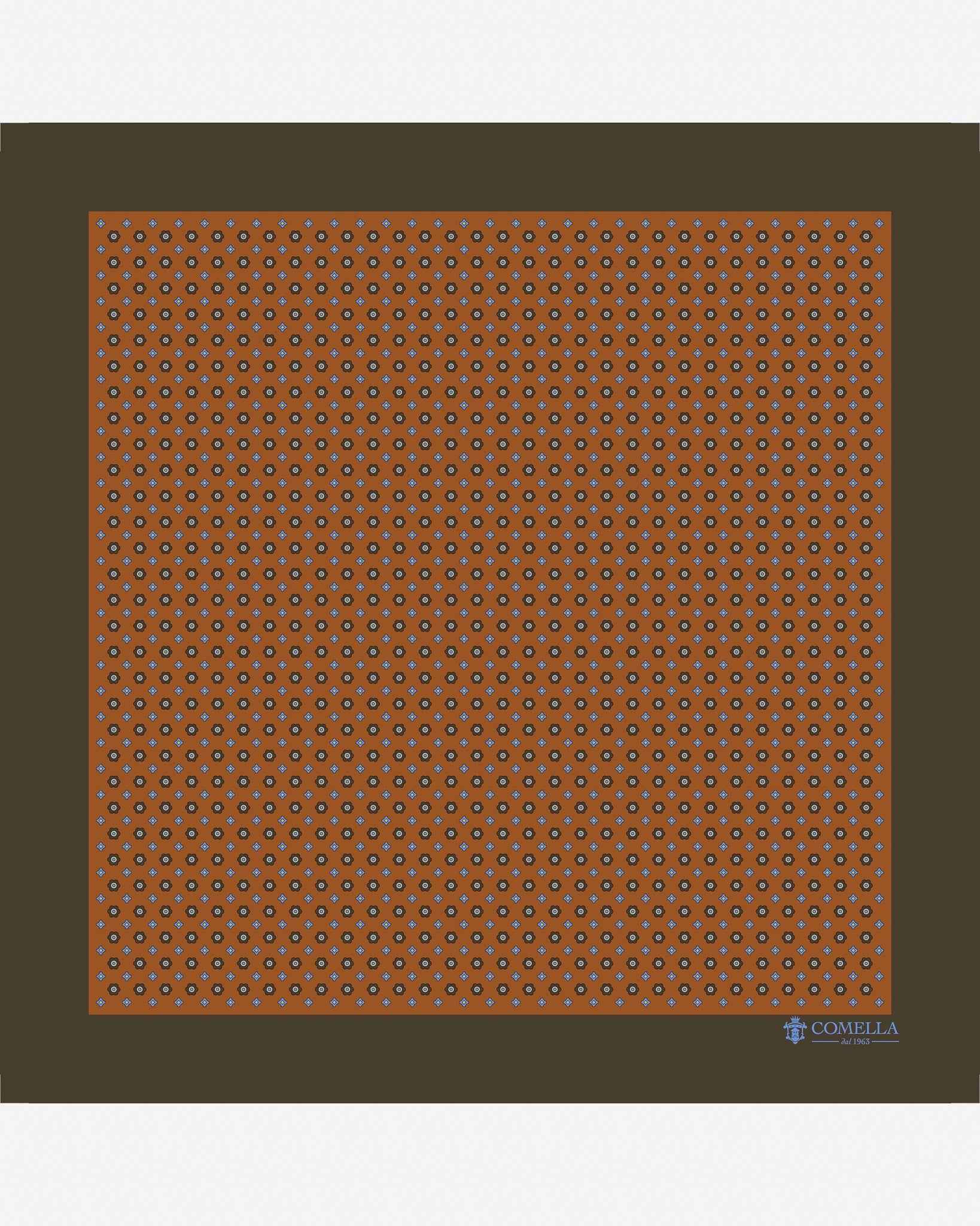 Pochette Arancione Geometrico