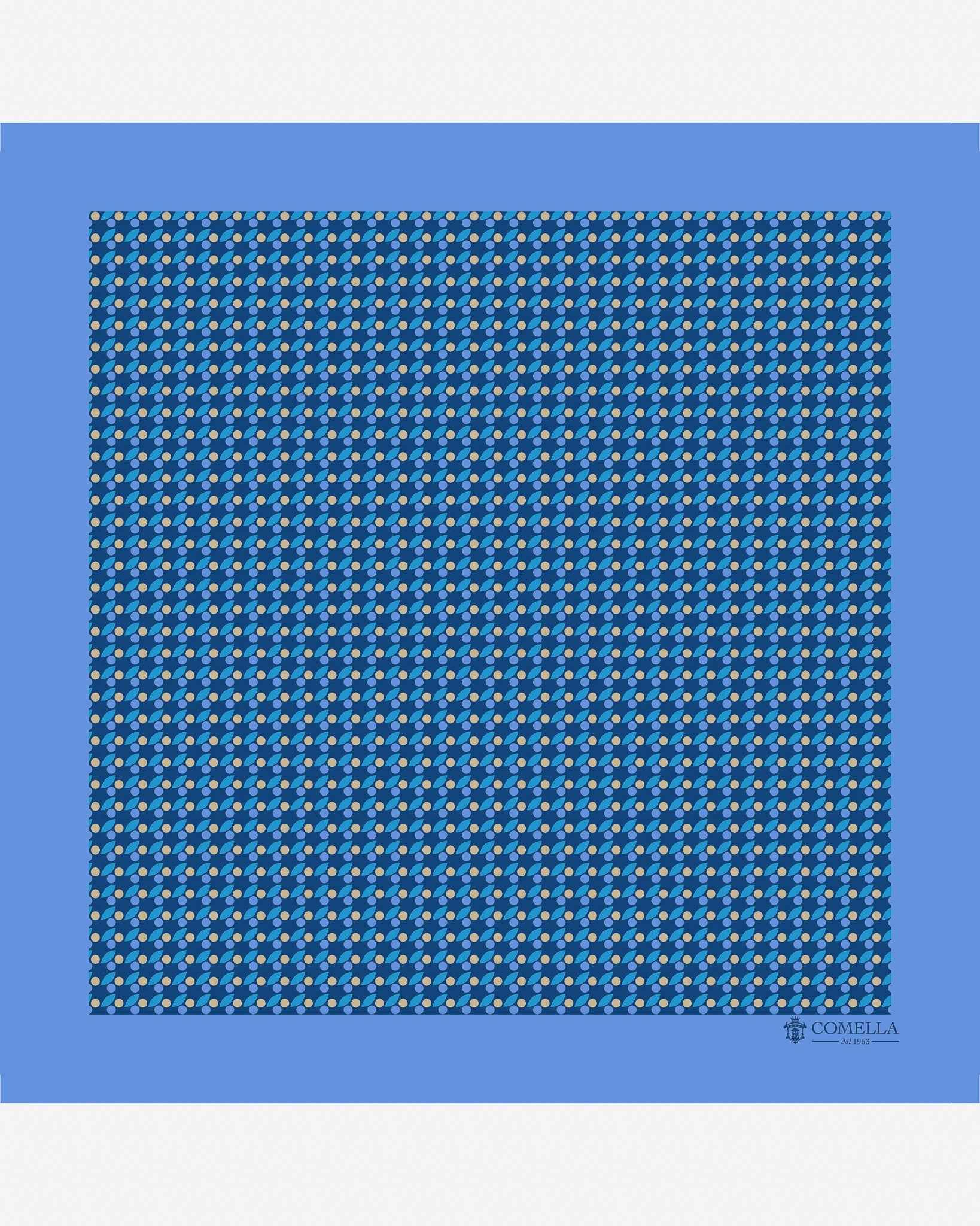 Pochette Azzurra Geometrico