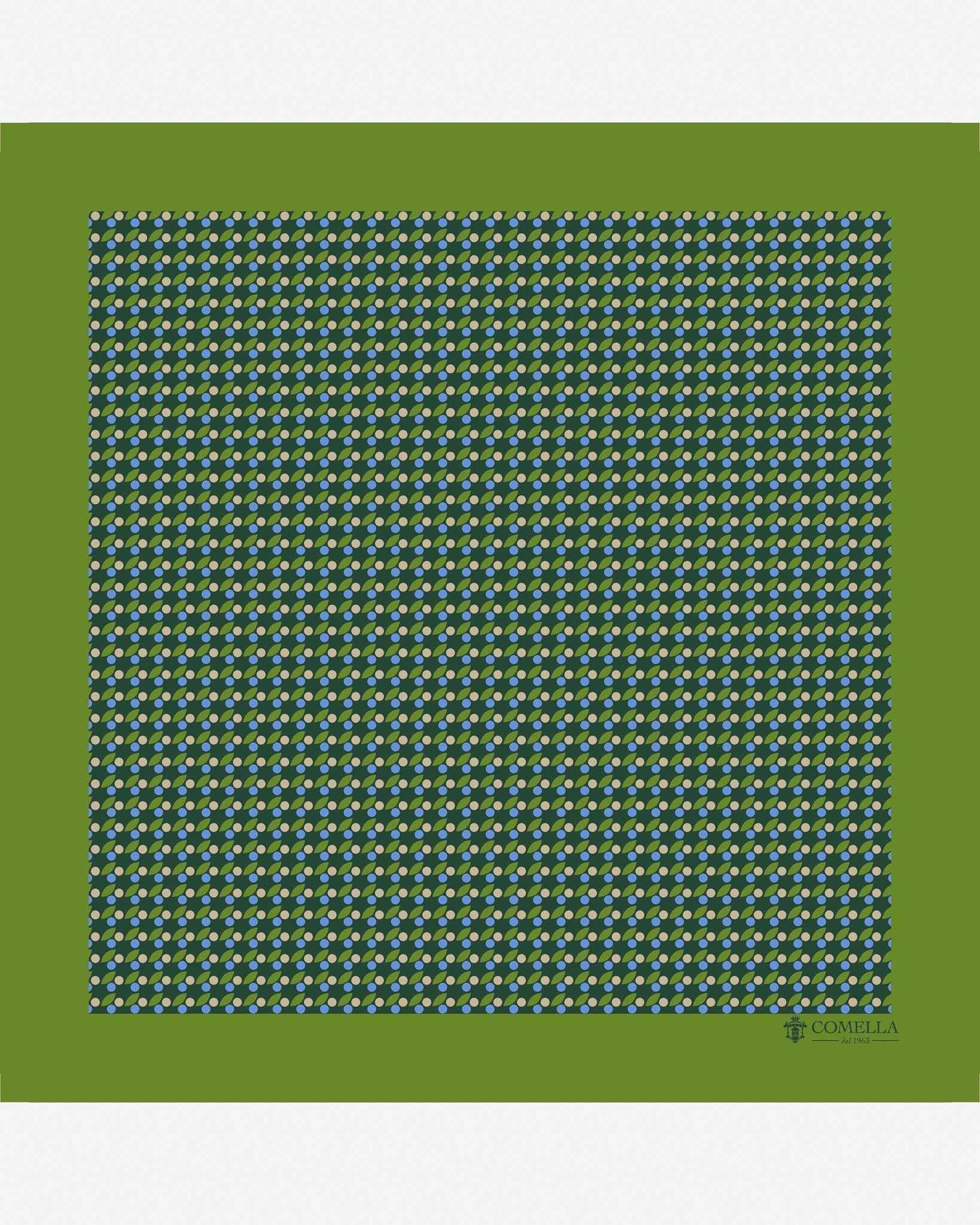 Pochette Verde Geometrico