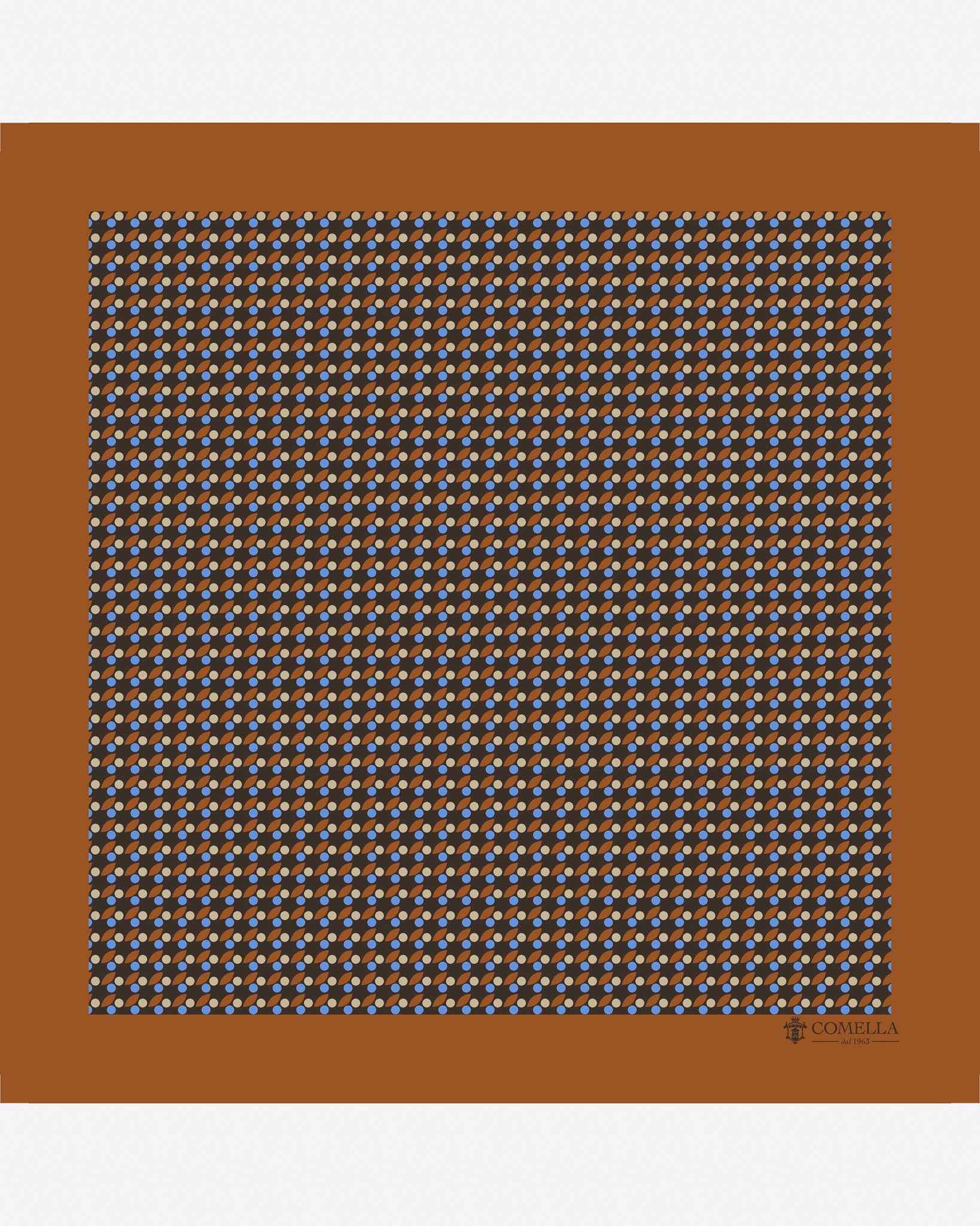 Pochette Arancione Geometrico