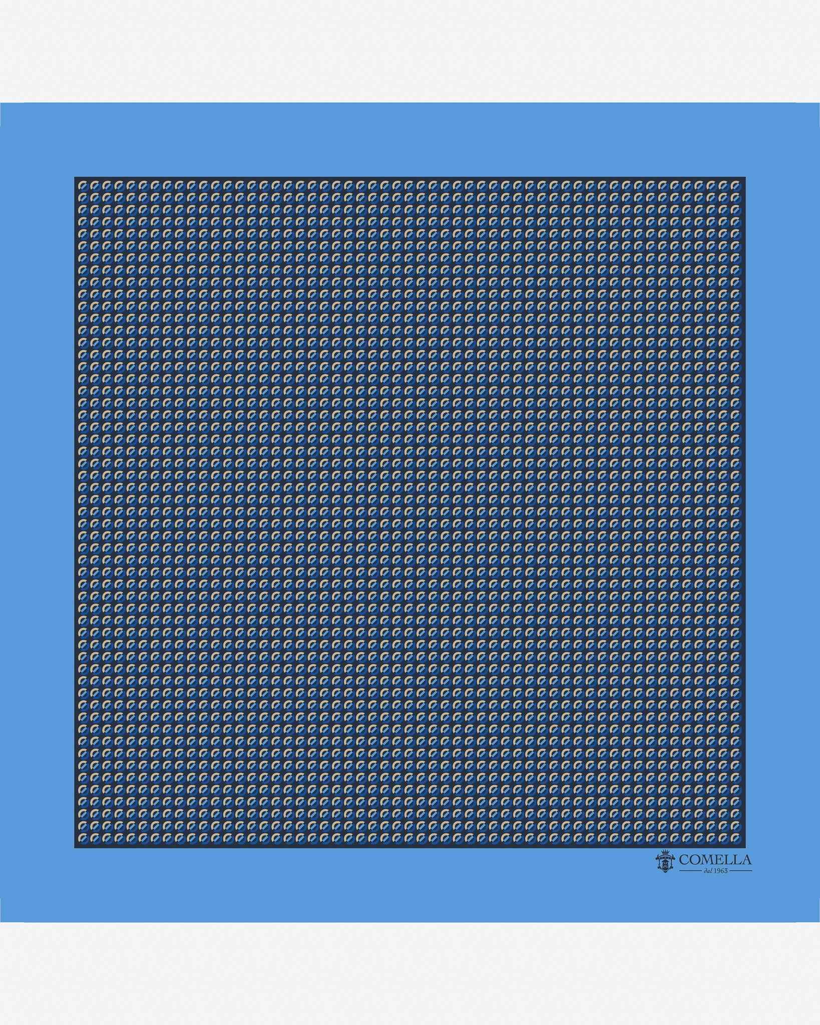 Pochette Azzurra Geometrico