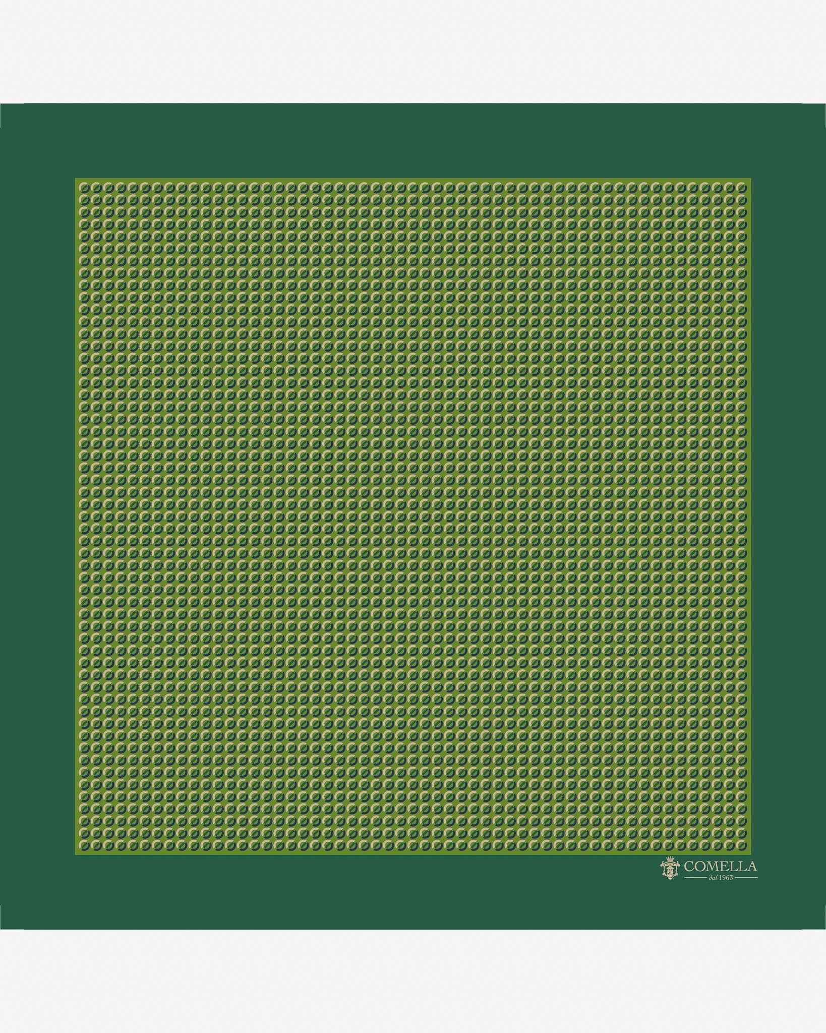 Pochette Verde Geometrico