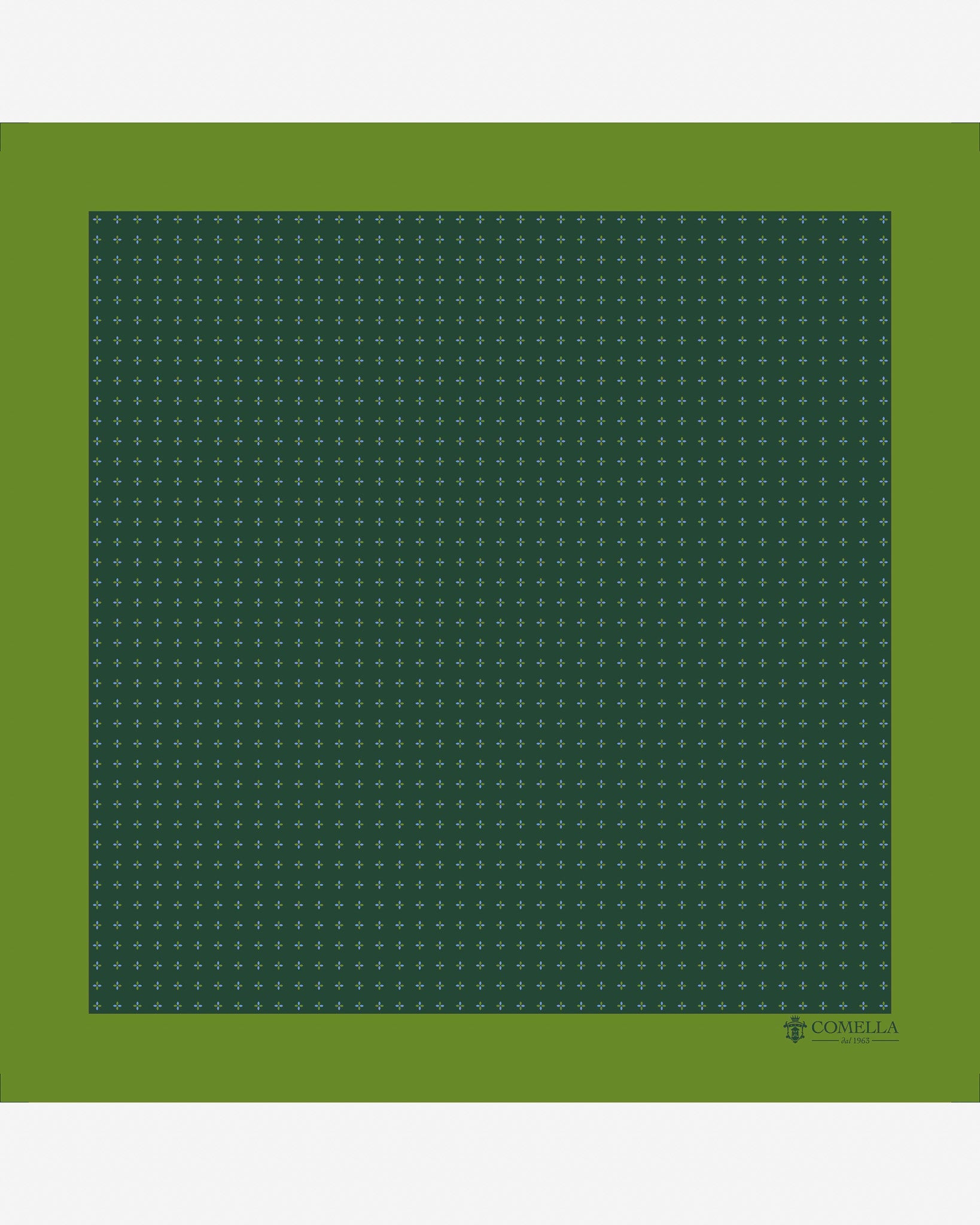 Pochette Verde Geometrico