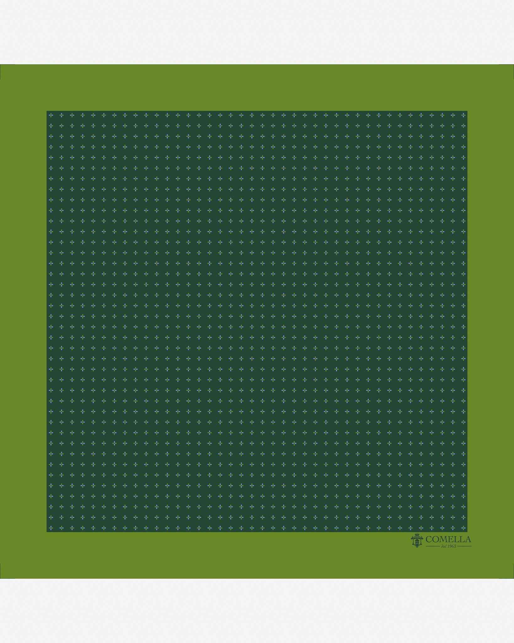 Pochette Verde Geometrico