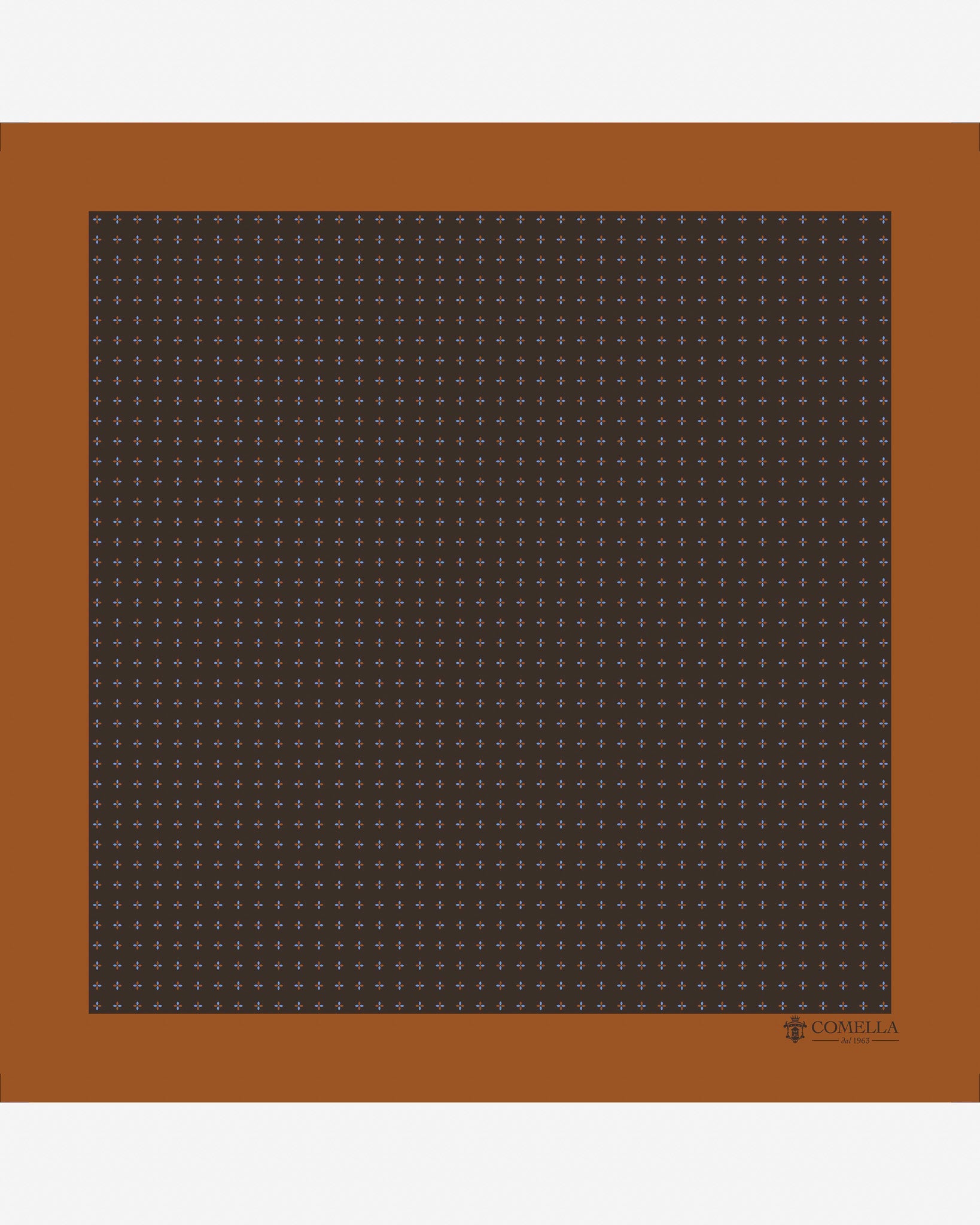 Pochette Arancione Geometrico