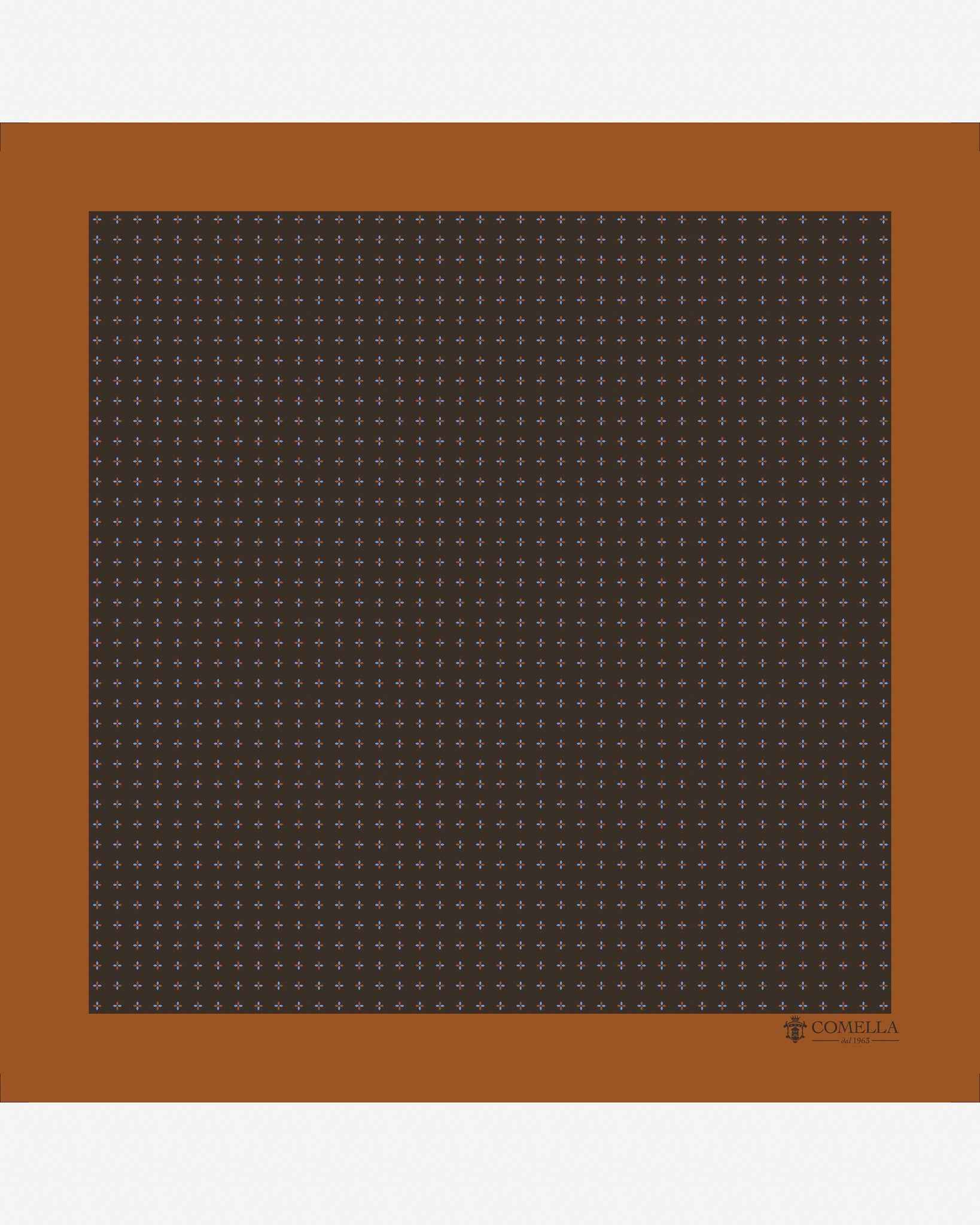 Pochette Arancione Geometrico