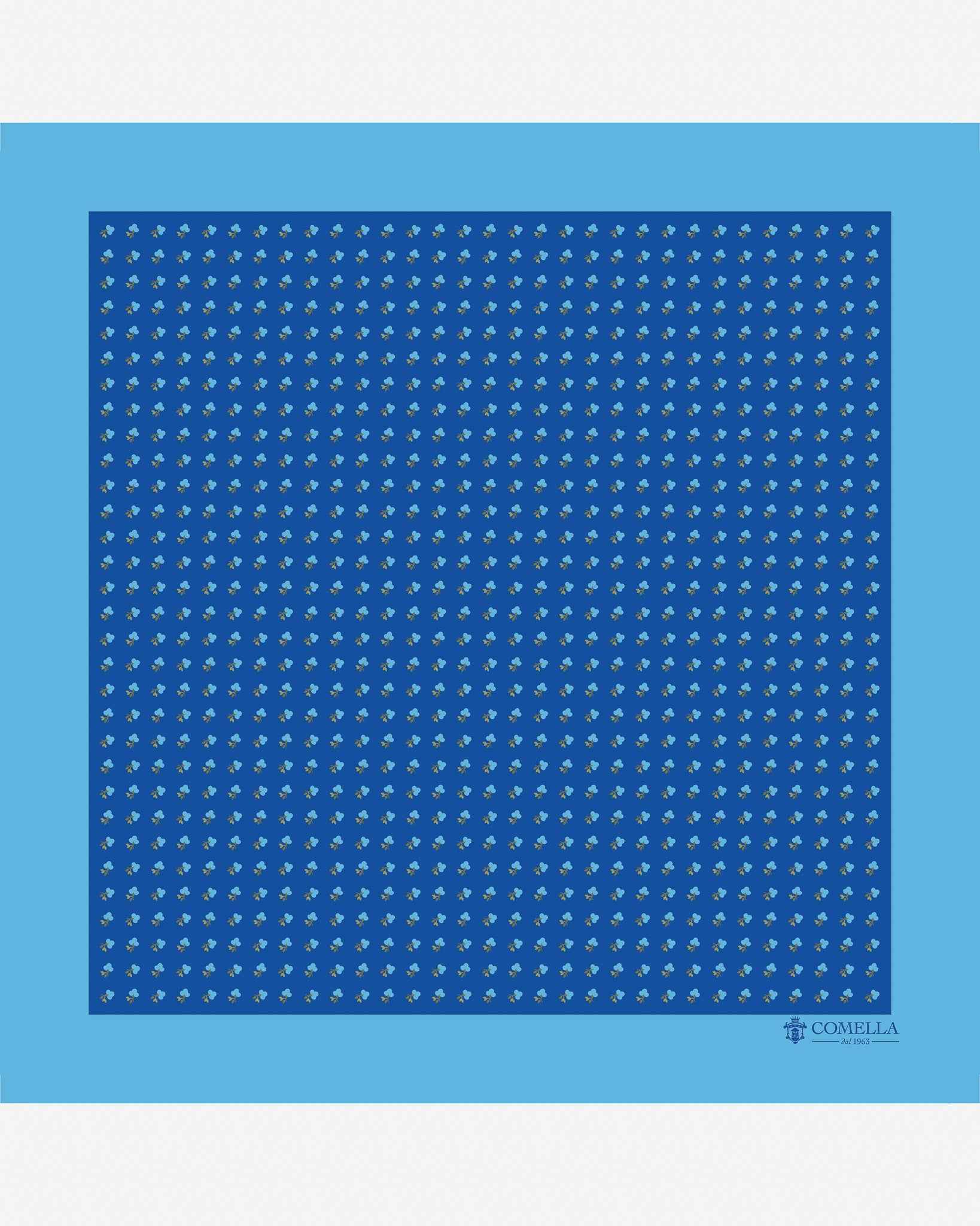 Pochette Azzurra Geometrico