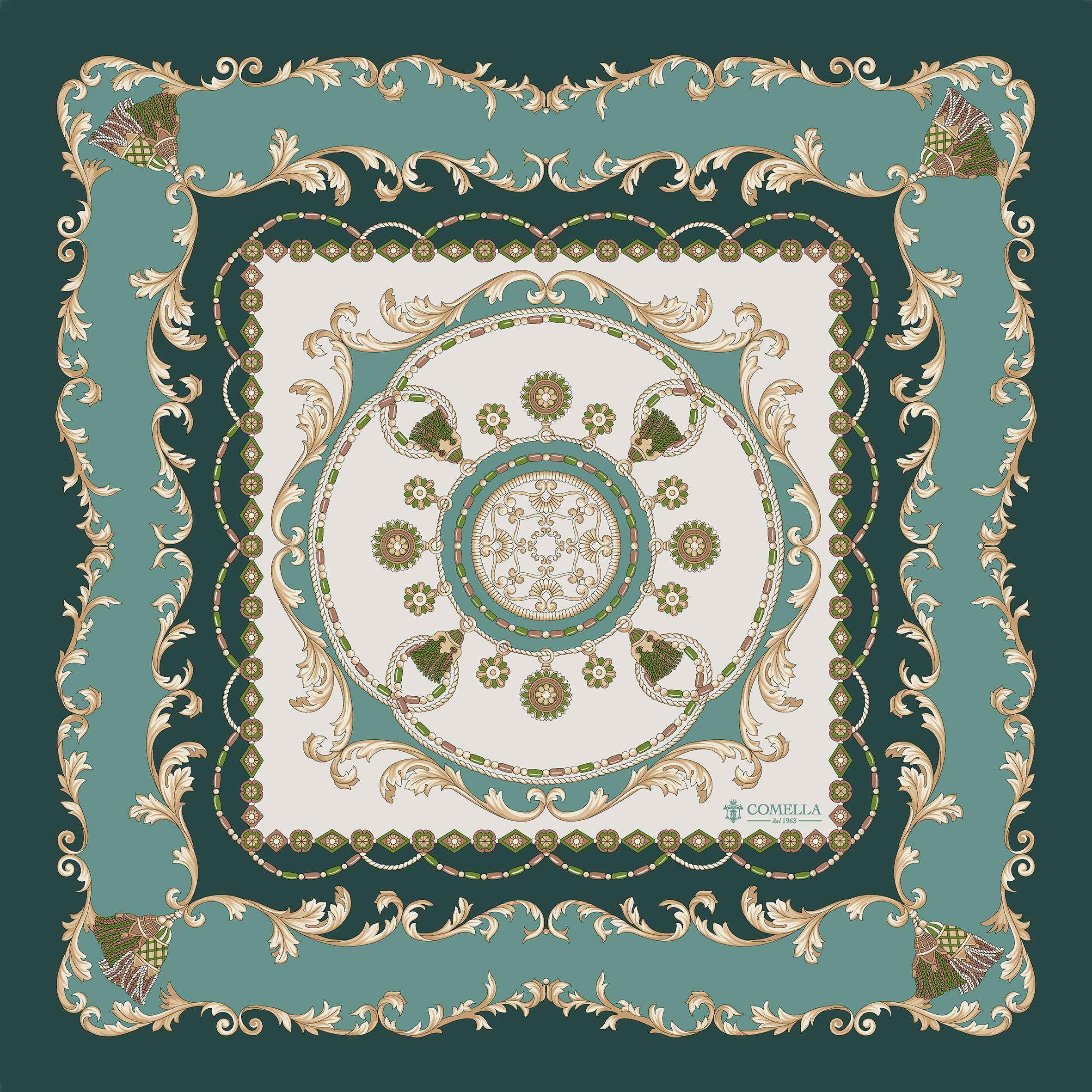 Foulard in Seta - Verde