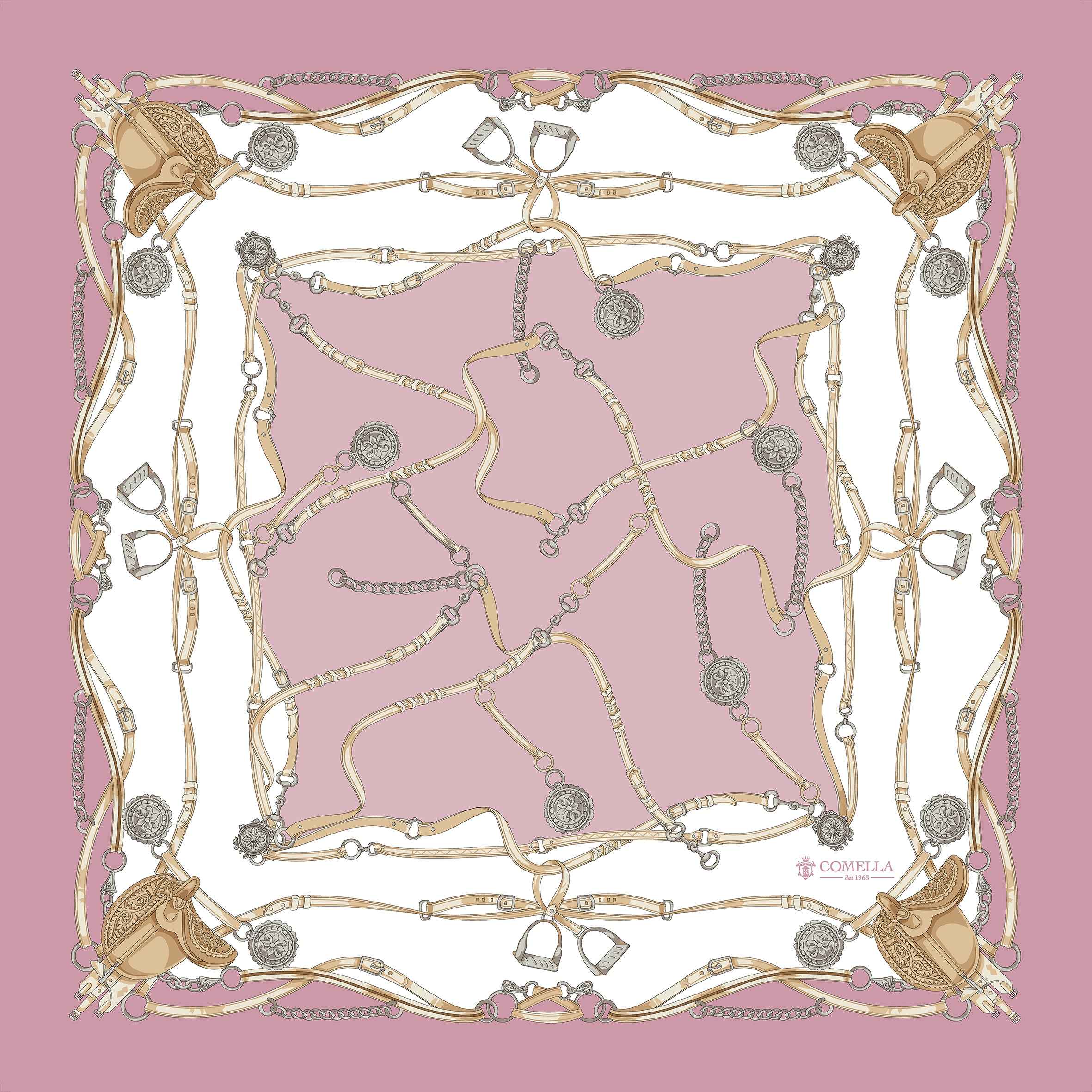 Foulard in Seta - Rosa