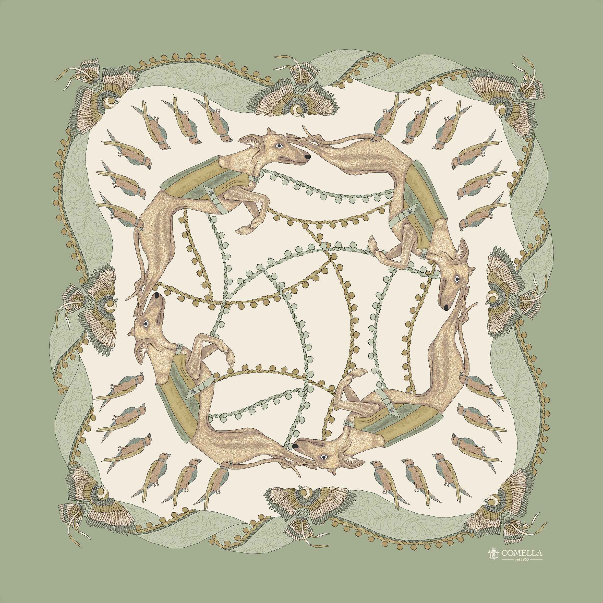 Foulard in Seta - Verde