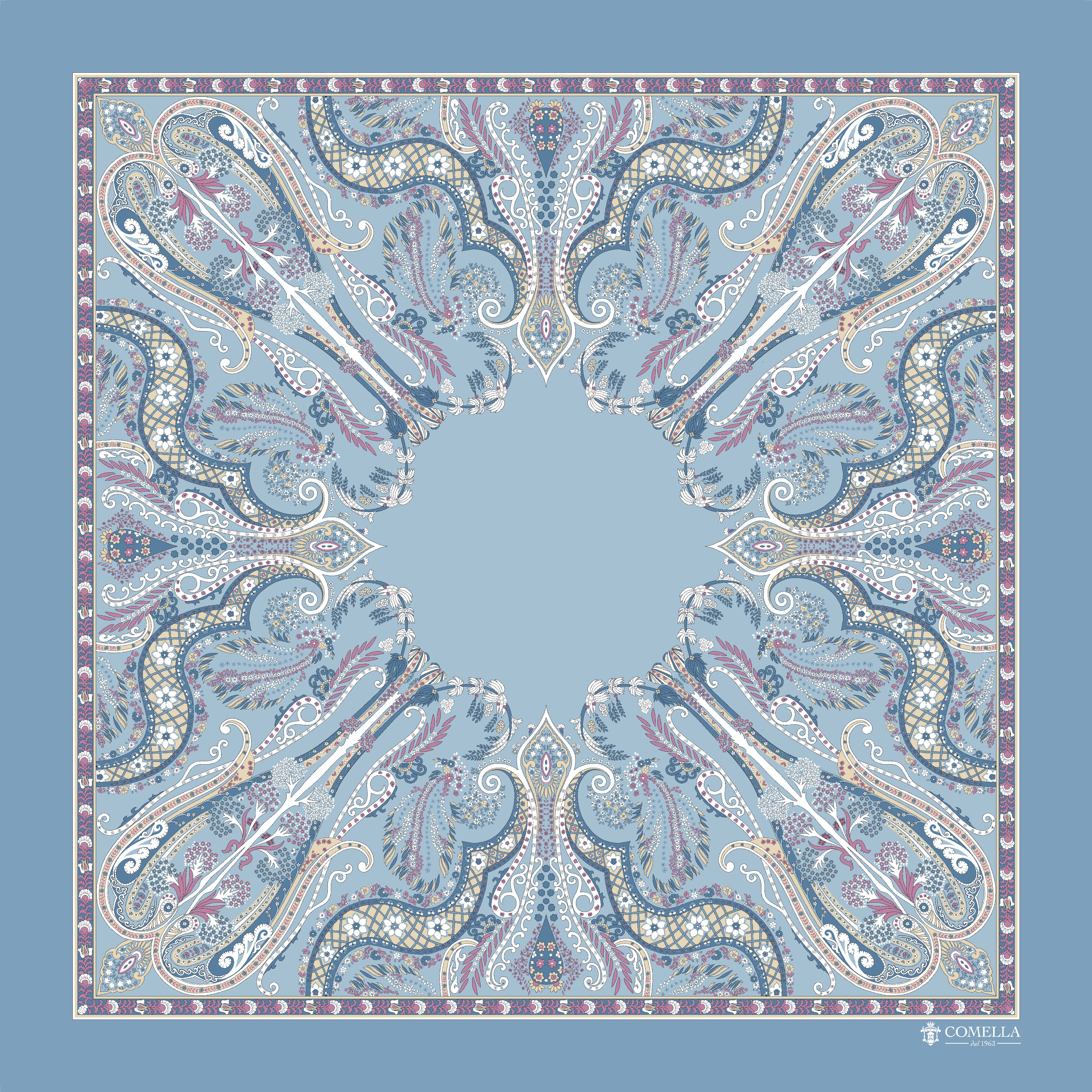 Foulard in Seta - Riflesso di Nuvola - Comella Sartoria