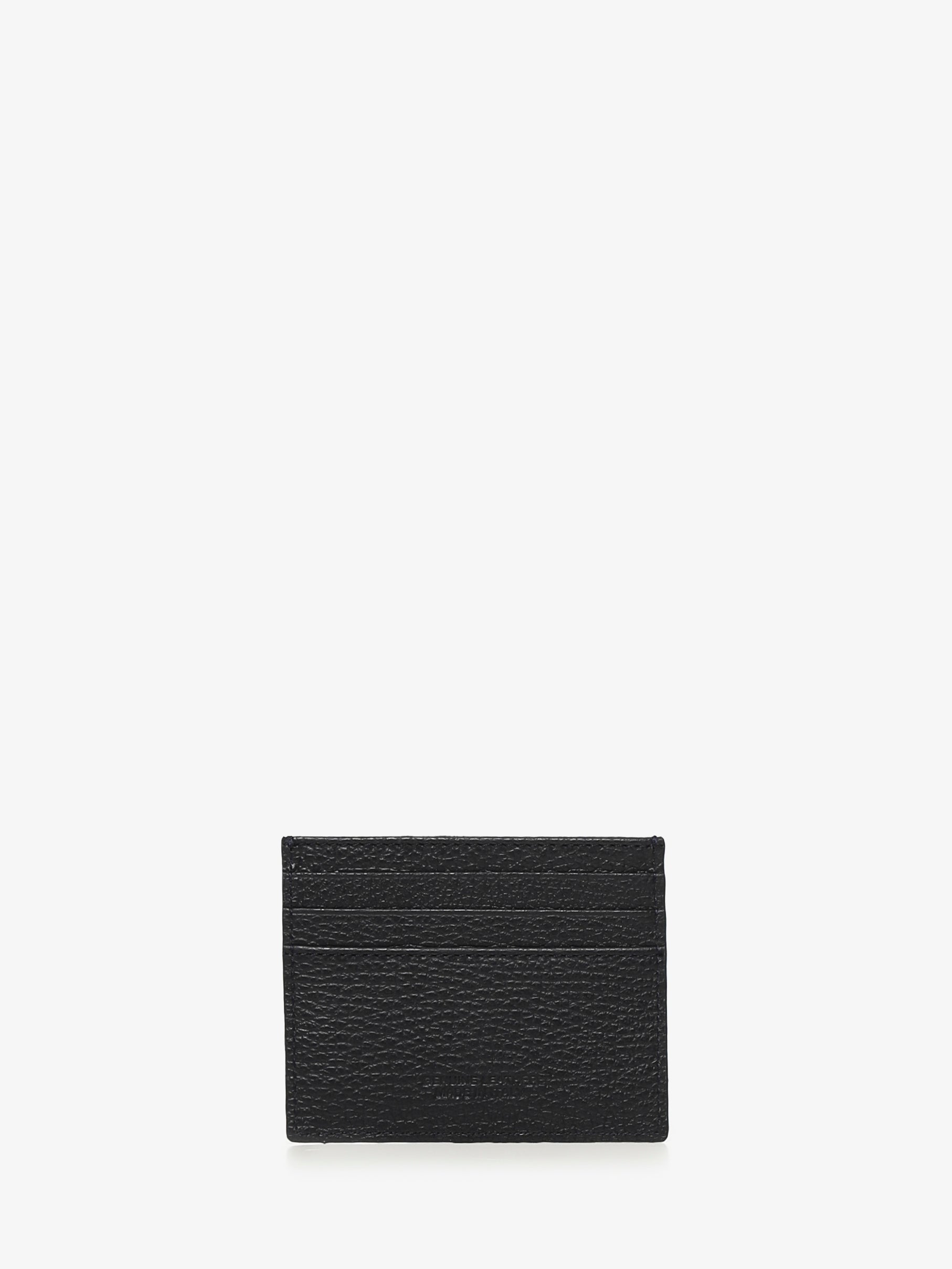 Portacarte in Pelle di Vitello - Nero