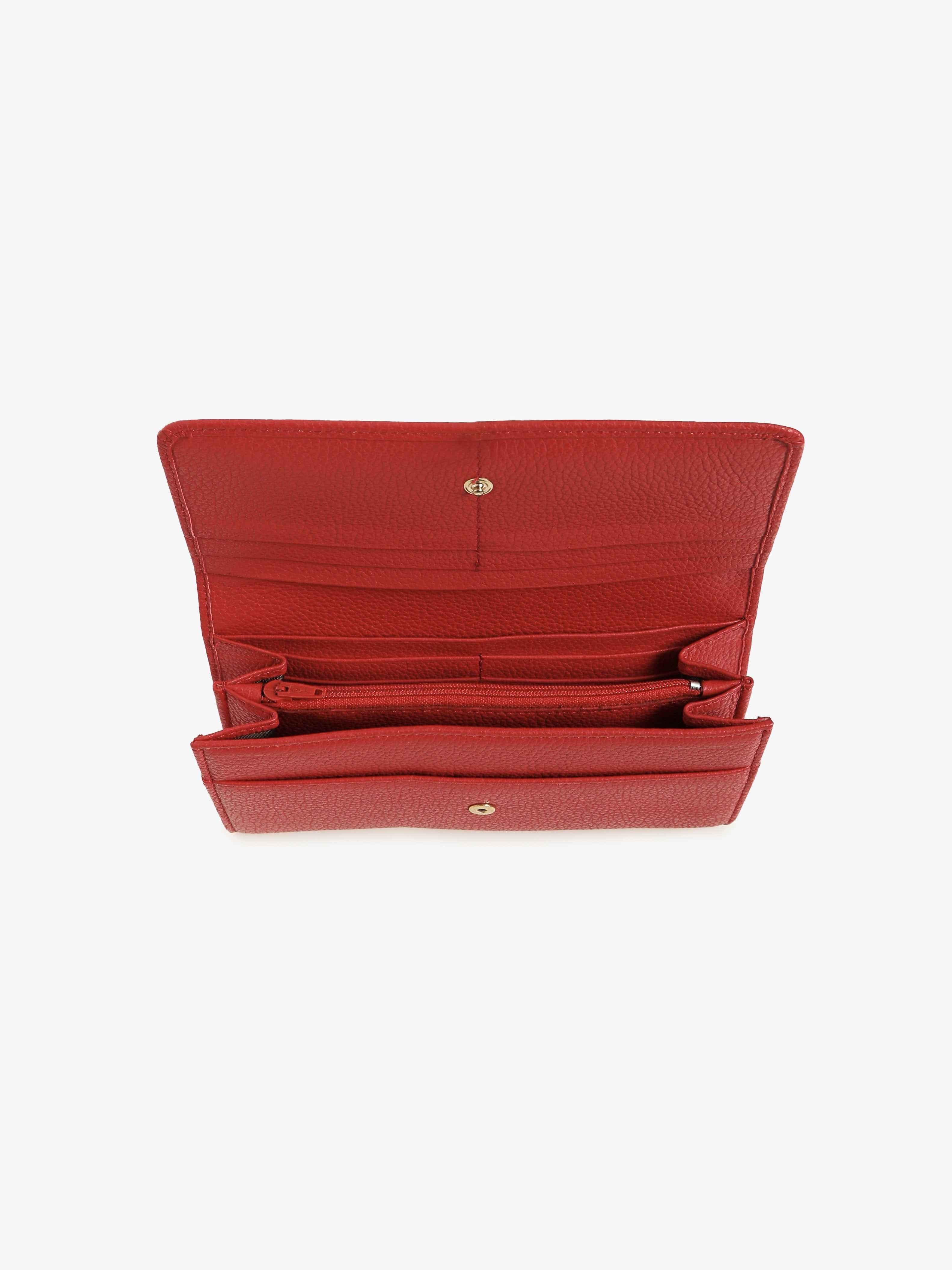 Portafoglio in Pelle di Vitello - Rosso - Comella Sartoria