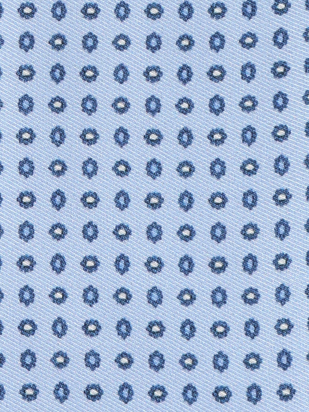 Custodia per occhiali in seta - Azzurro