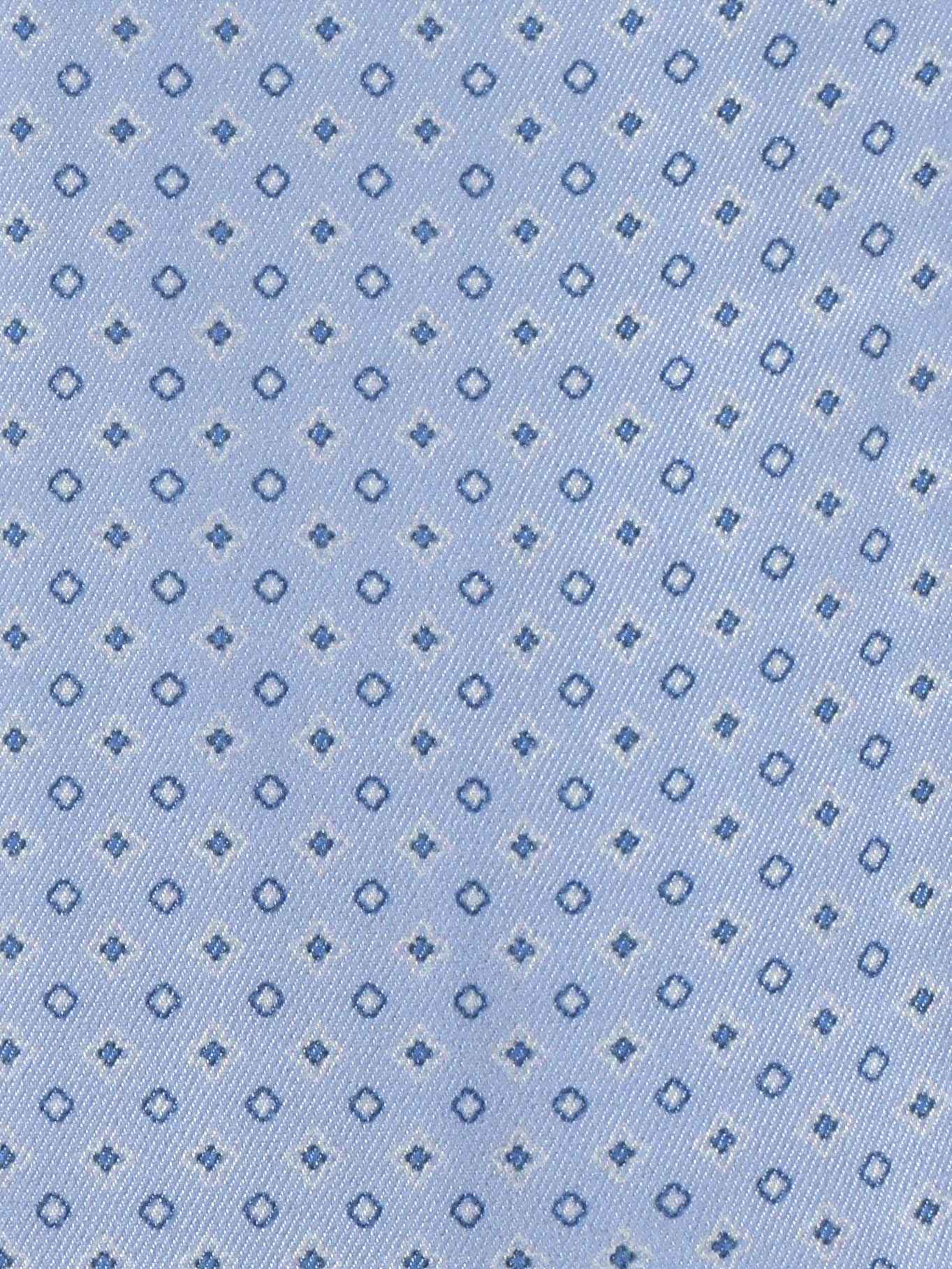 Custodia per occhiali in seta - Celeste