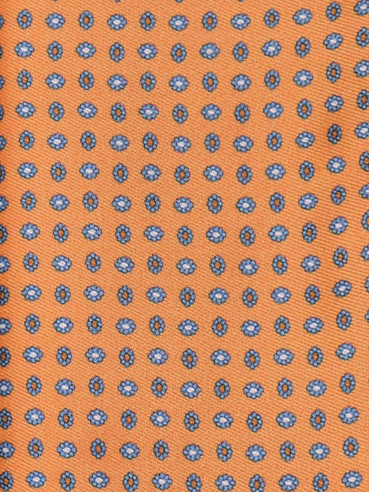 Custodia per occhiali in seta - Arancione - Comella Sartoria