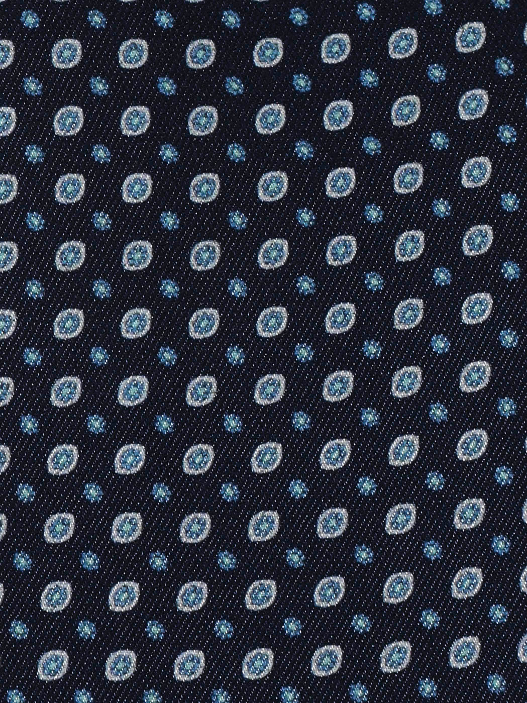 Custodia per occhiali in seta - Blu scuro