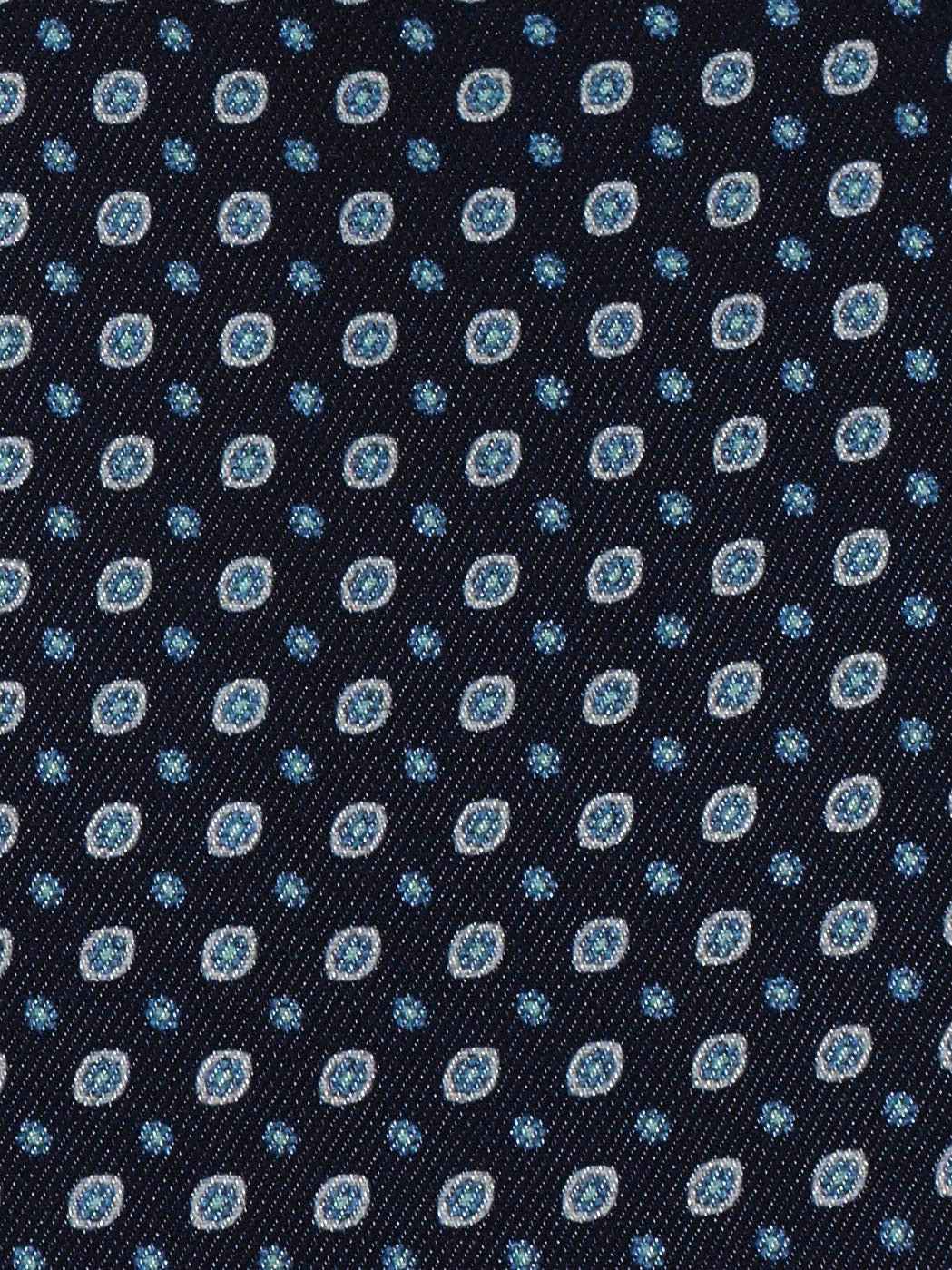 Custodia per occhiali in seta - Blu scuro - Comella Sartoria