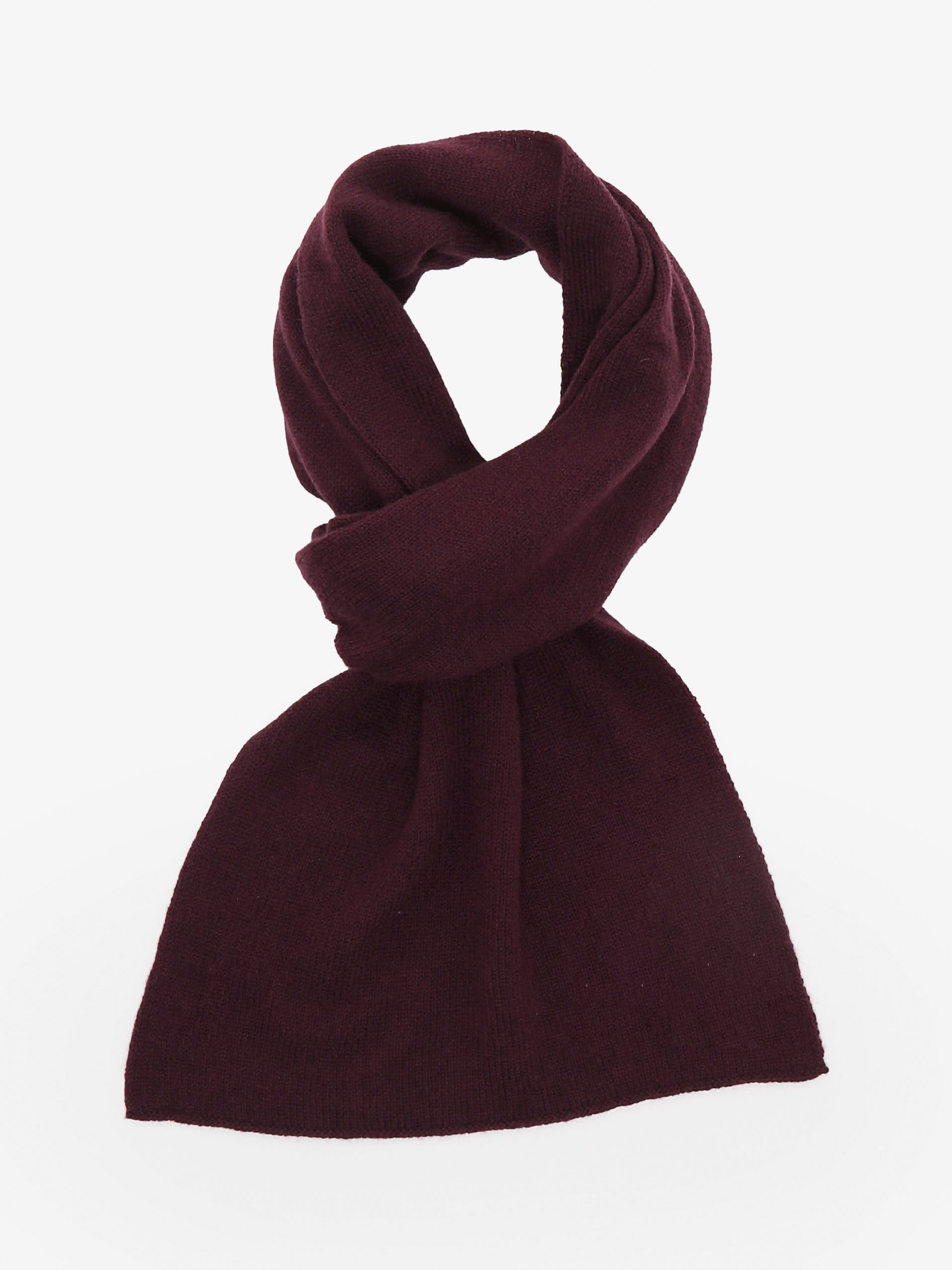 Sciarpa in Cashmere - Rosso Bordeaux