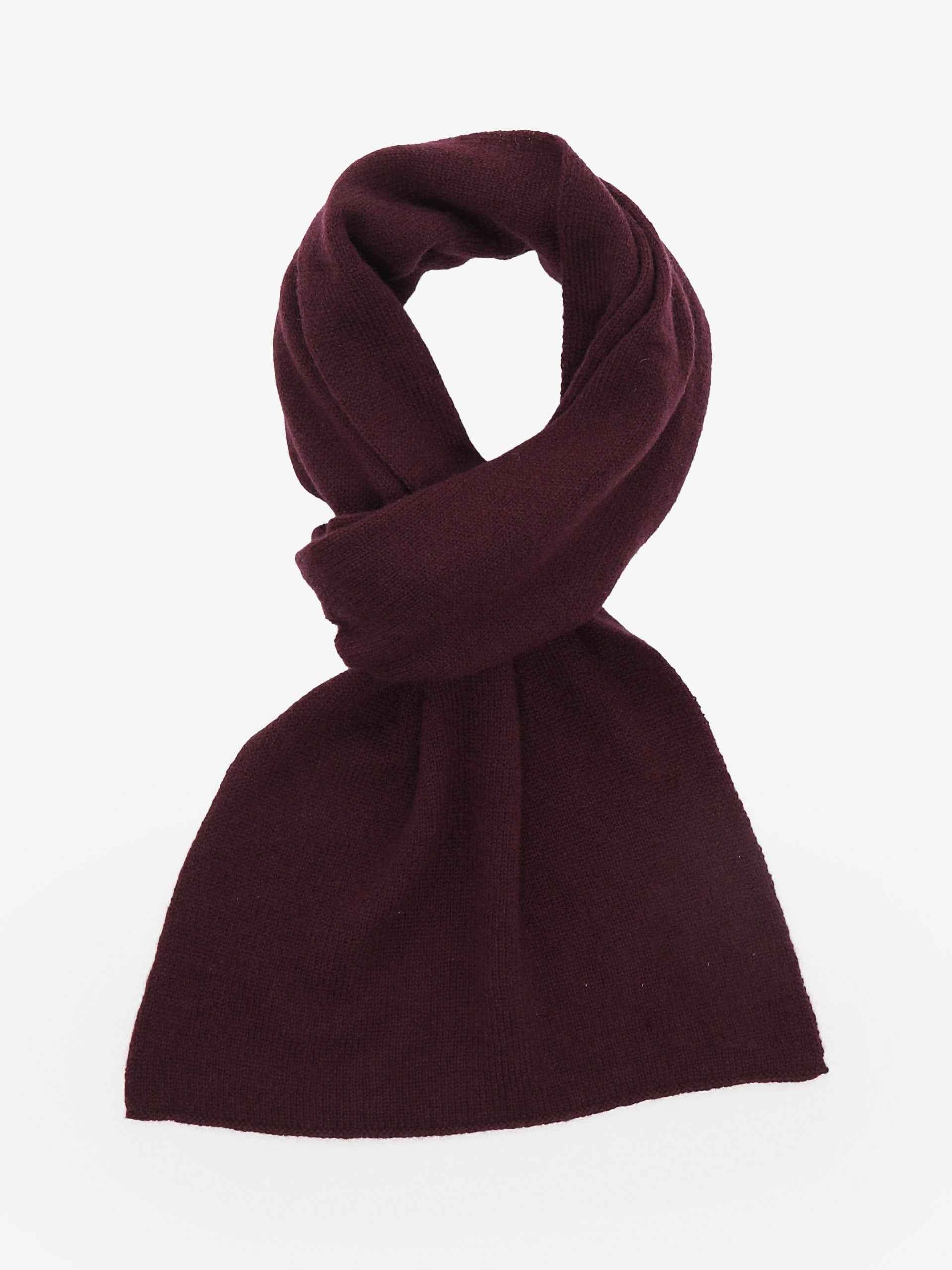 Scaldacollo in Cashmere - Rosso Bordeaux - Comella Sartoria
