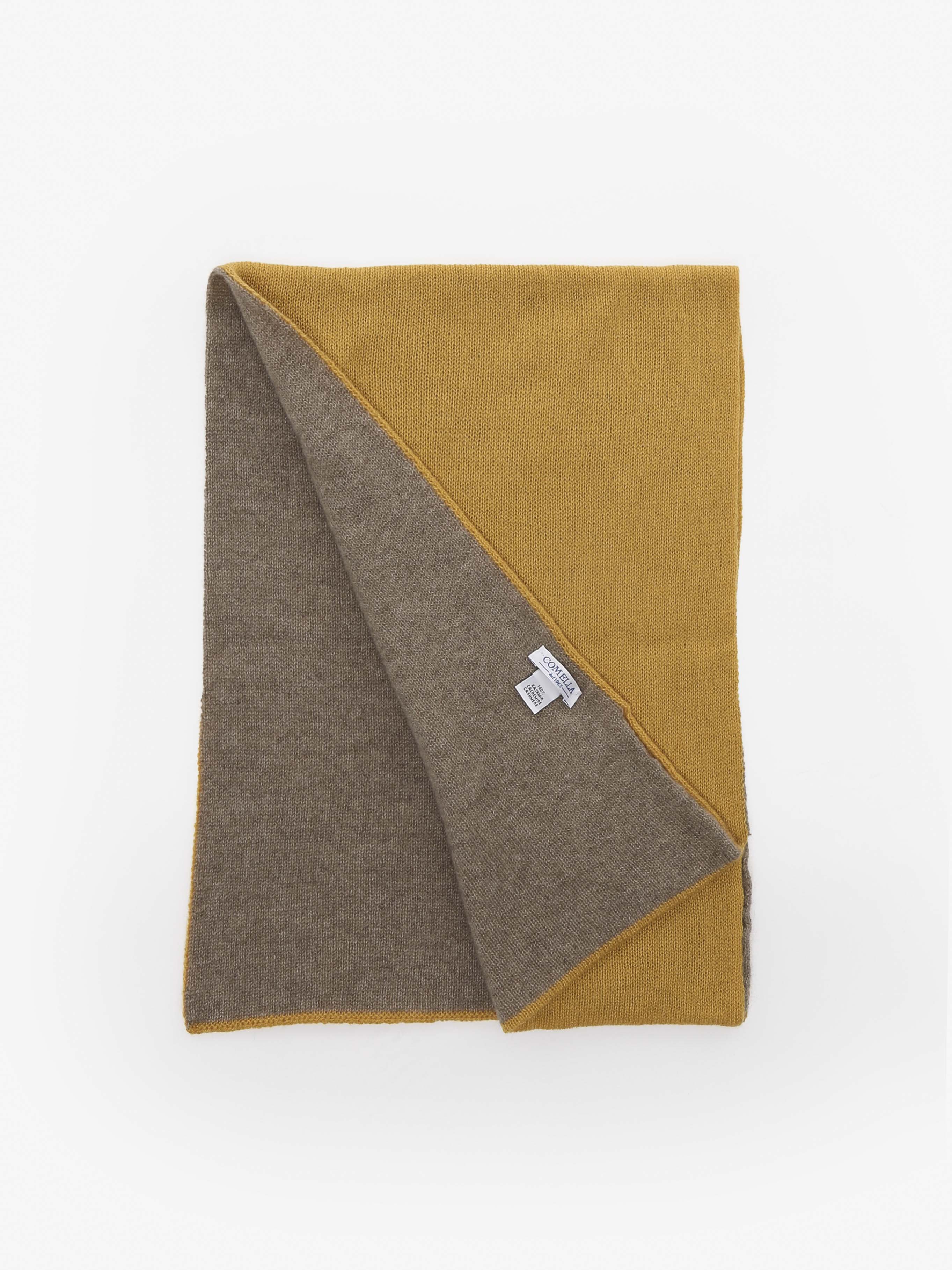 Sciarpa in Cashmere - Beige & Giallo