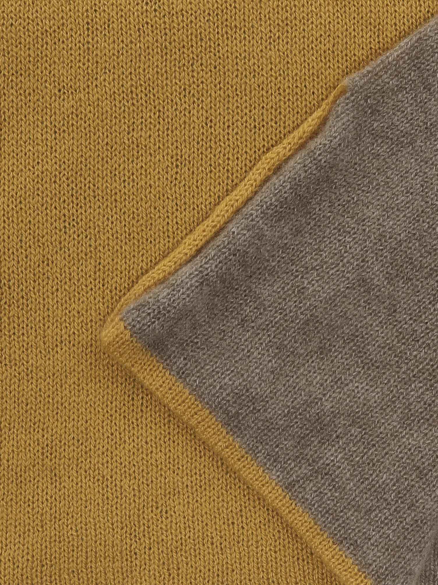 Scaldacollo in Cashmere - Beige & Giallo - Comella Sartoria