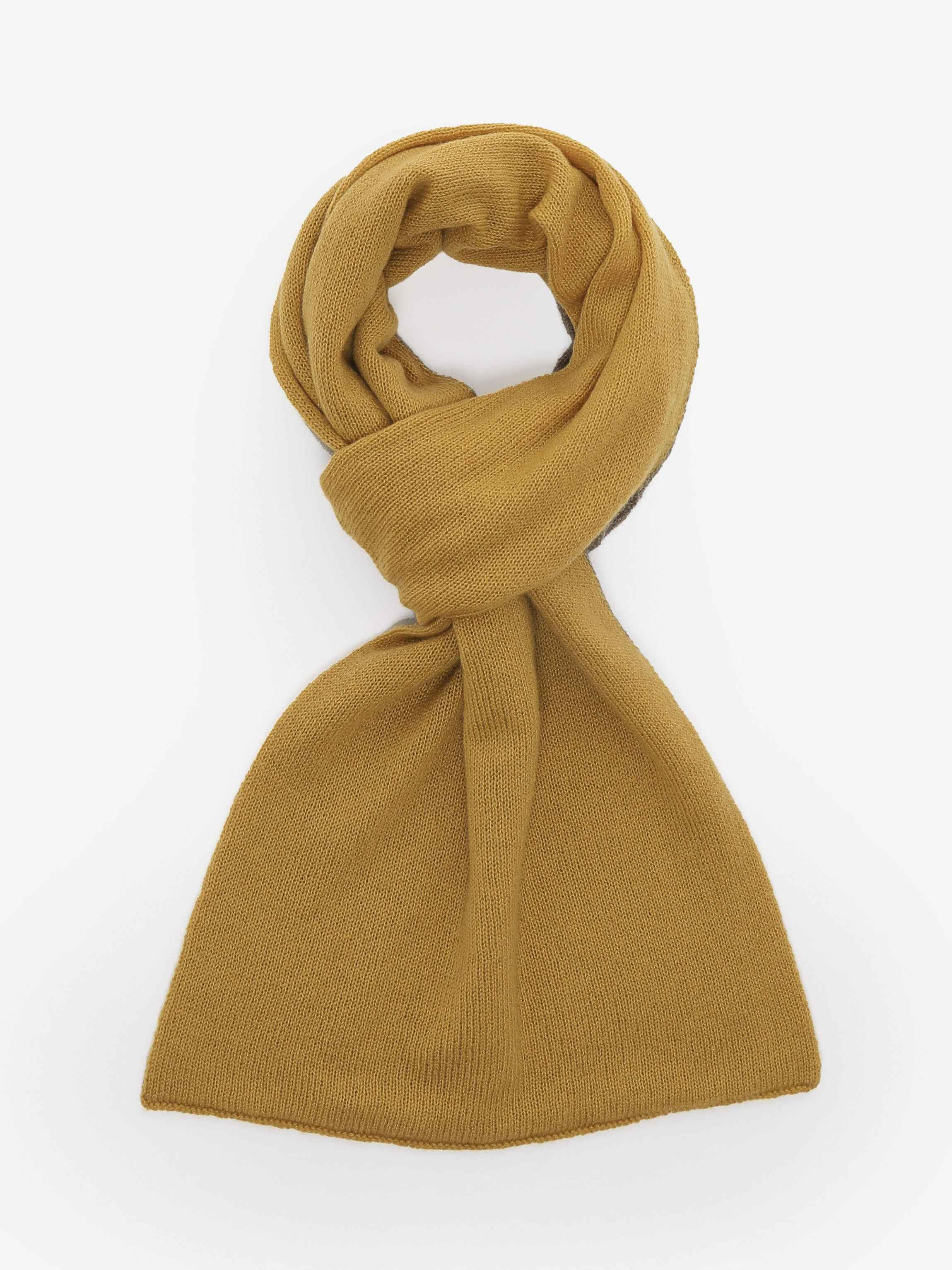 Scaldacollo in Cashmere - Beige & Giallo - Comella Sartoria
