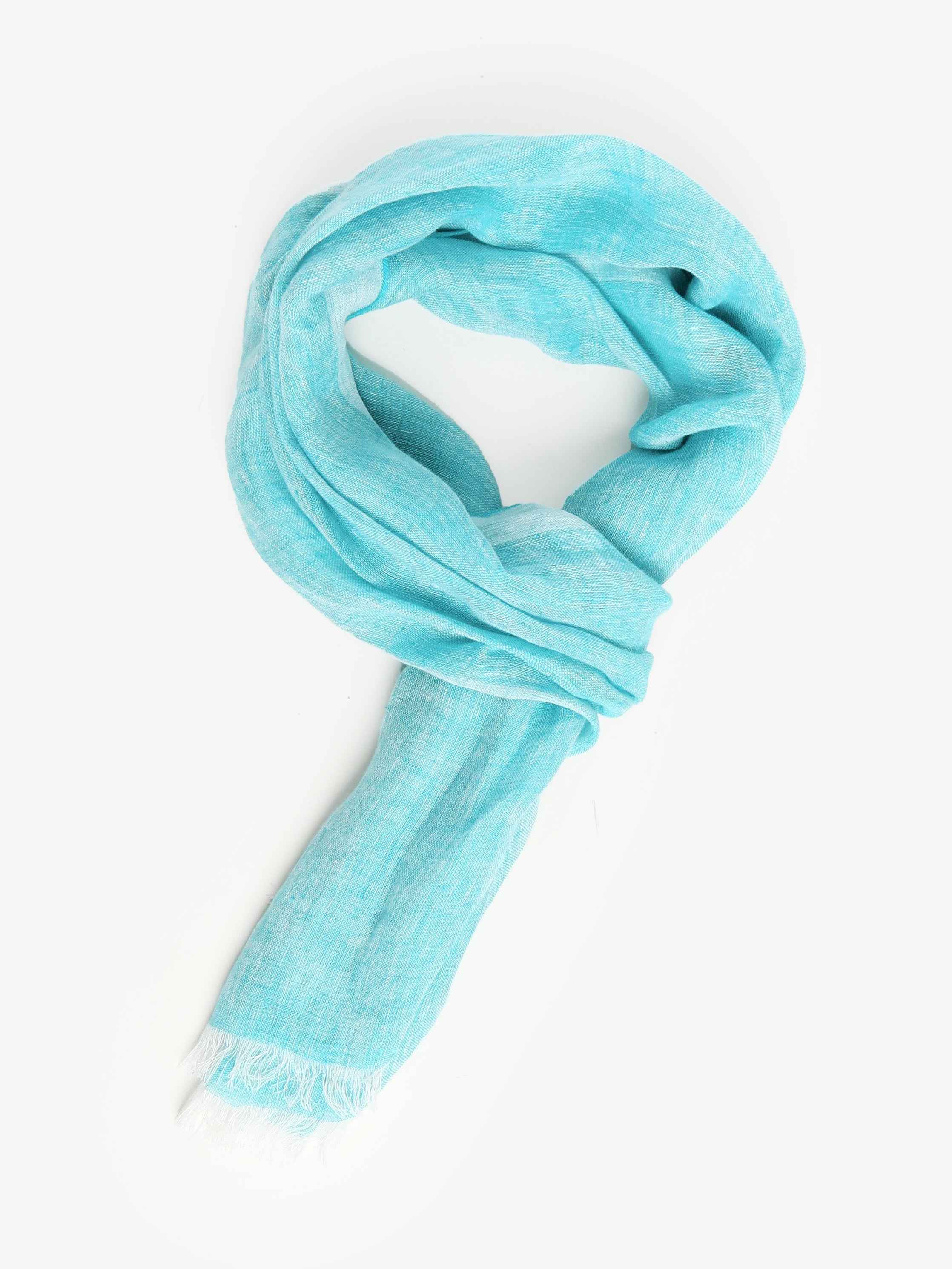 Sciarpa in Lino - Turchese