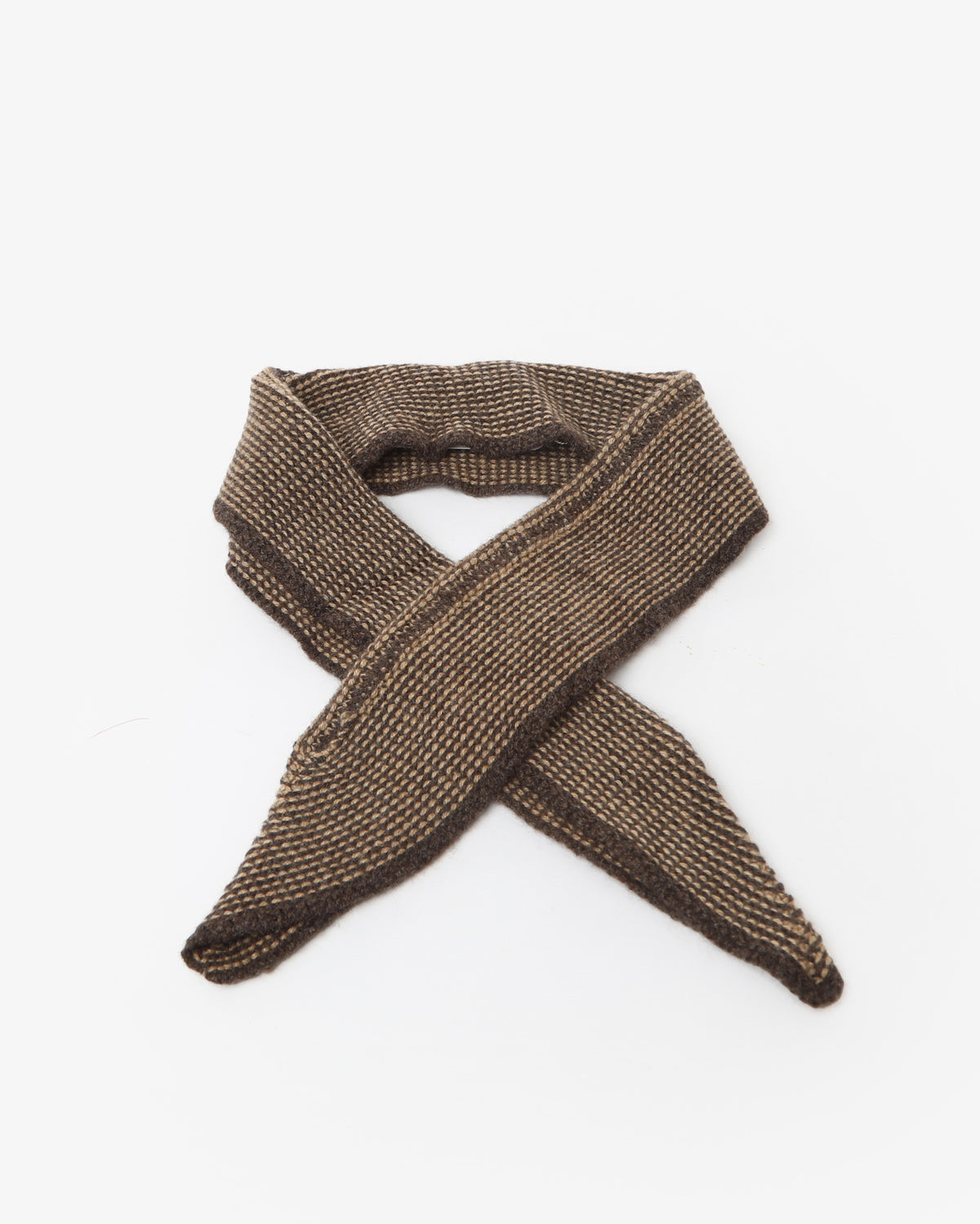 Mini Sciarpa in Cashmere - Marrone - Comella Sartoria