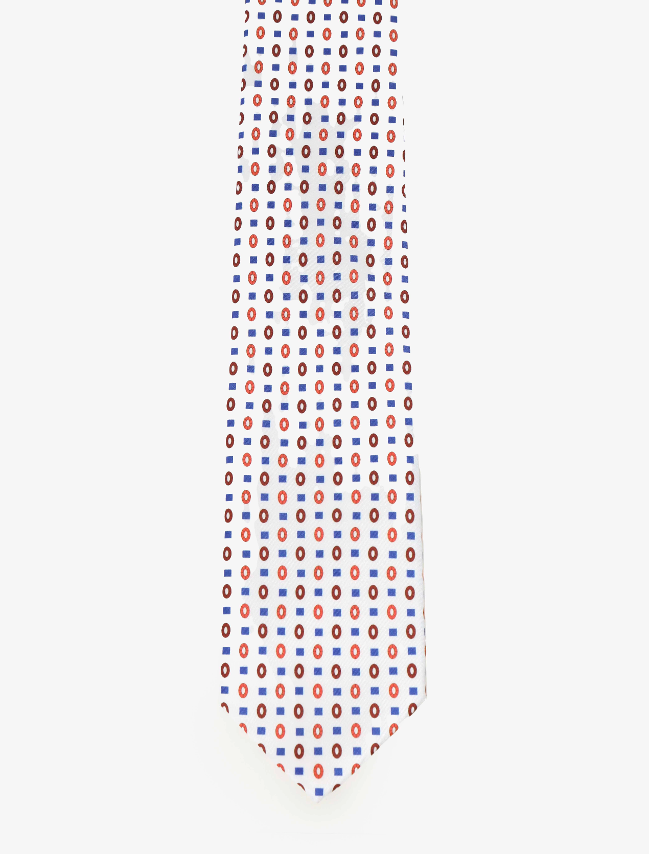 Cravatta con fantasia - Bianca - Comella Sartoria