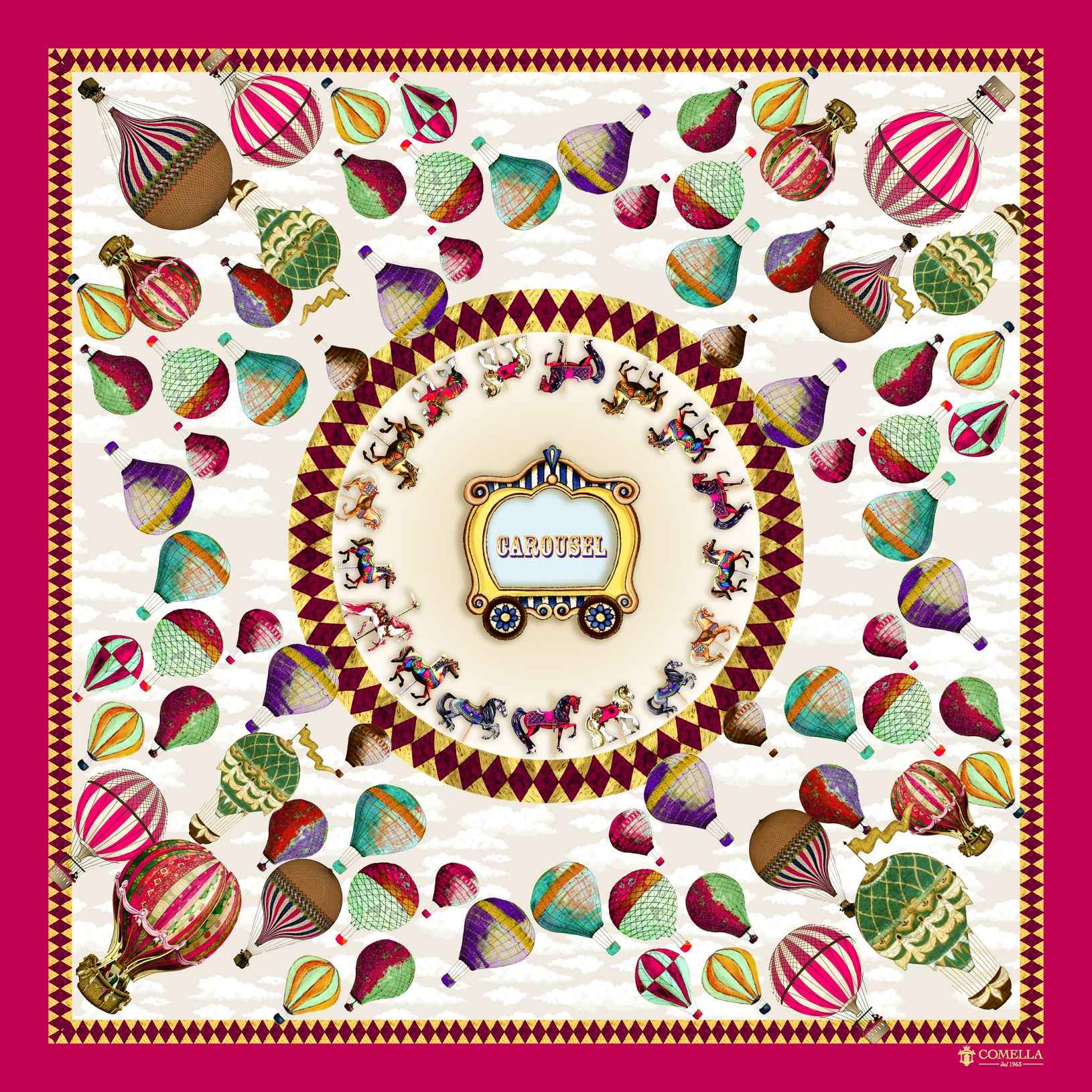 Foulard in Seta - Fantasia