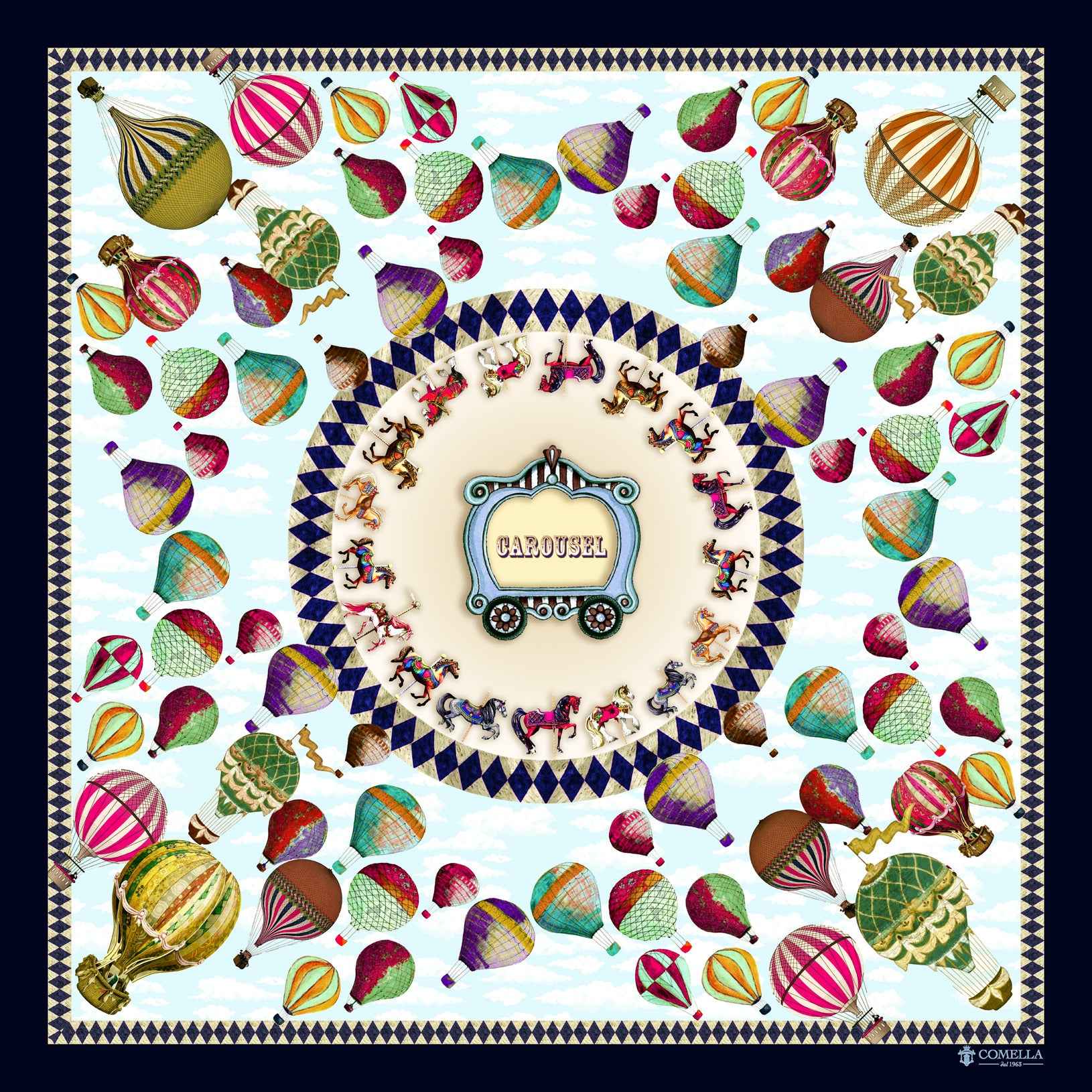 Foulard in Seta - Fantasia