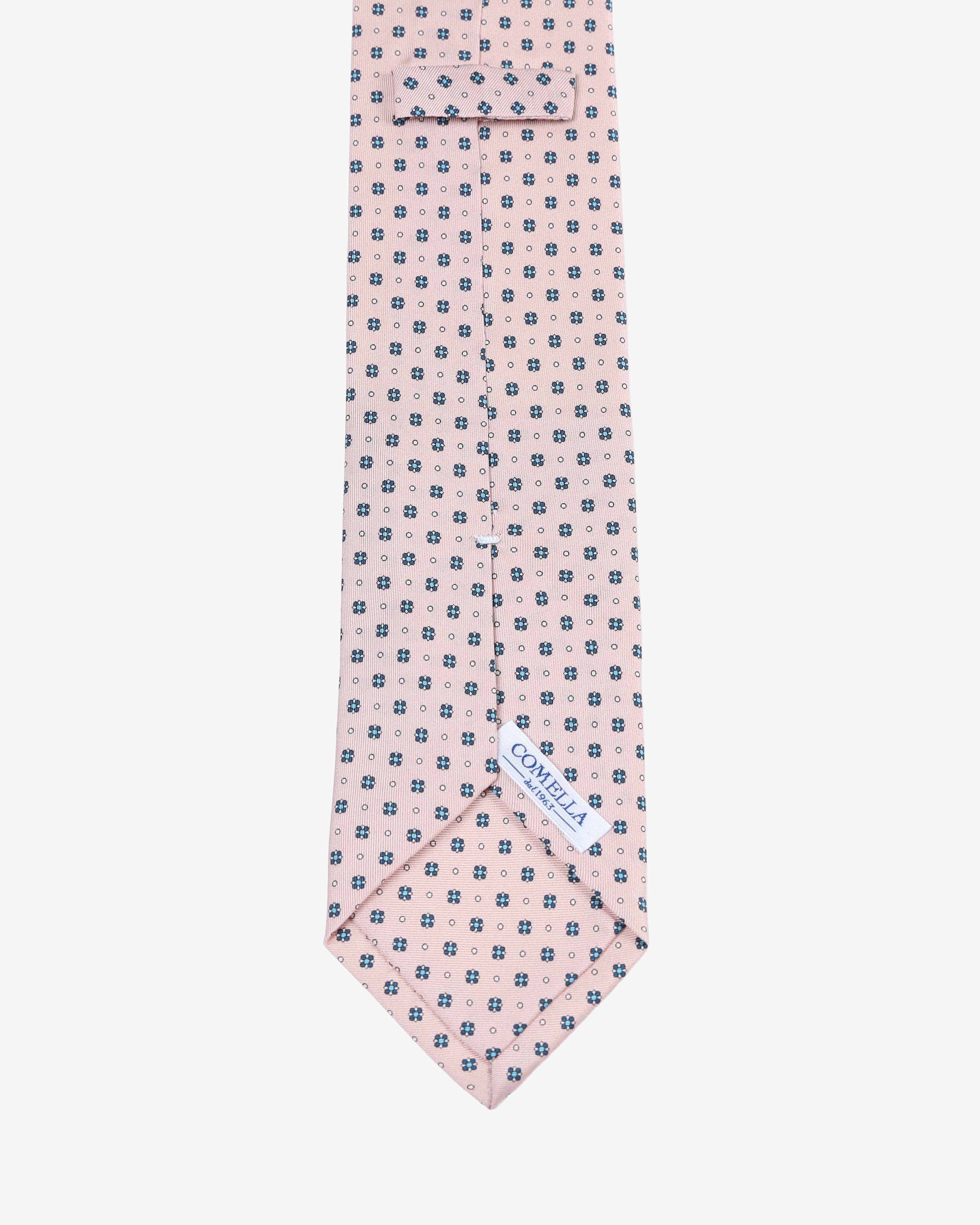 Cravatta con fantasia - Confetto - Comella Sartoria