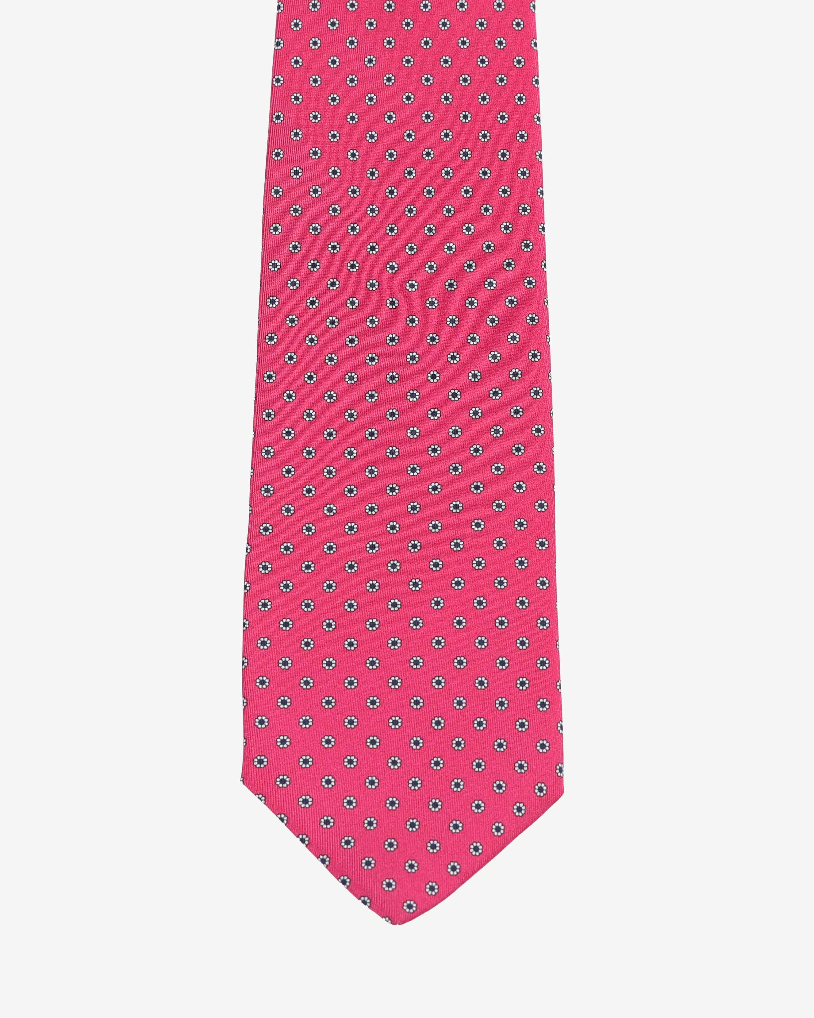 Cravatta con fantasia - Magenta - Comella Sartoria