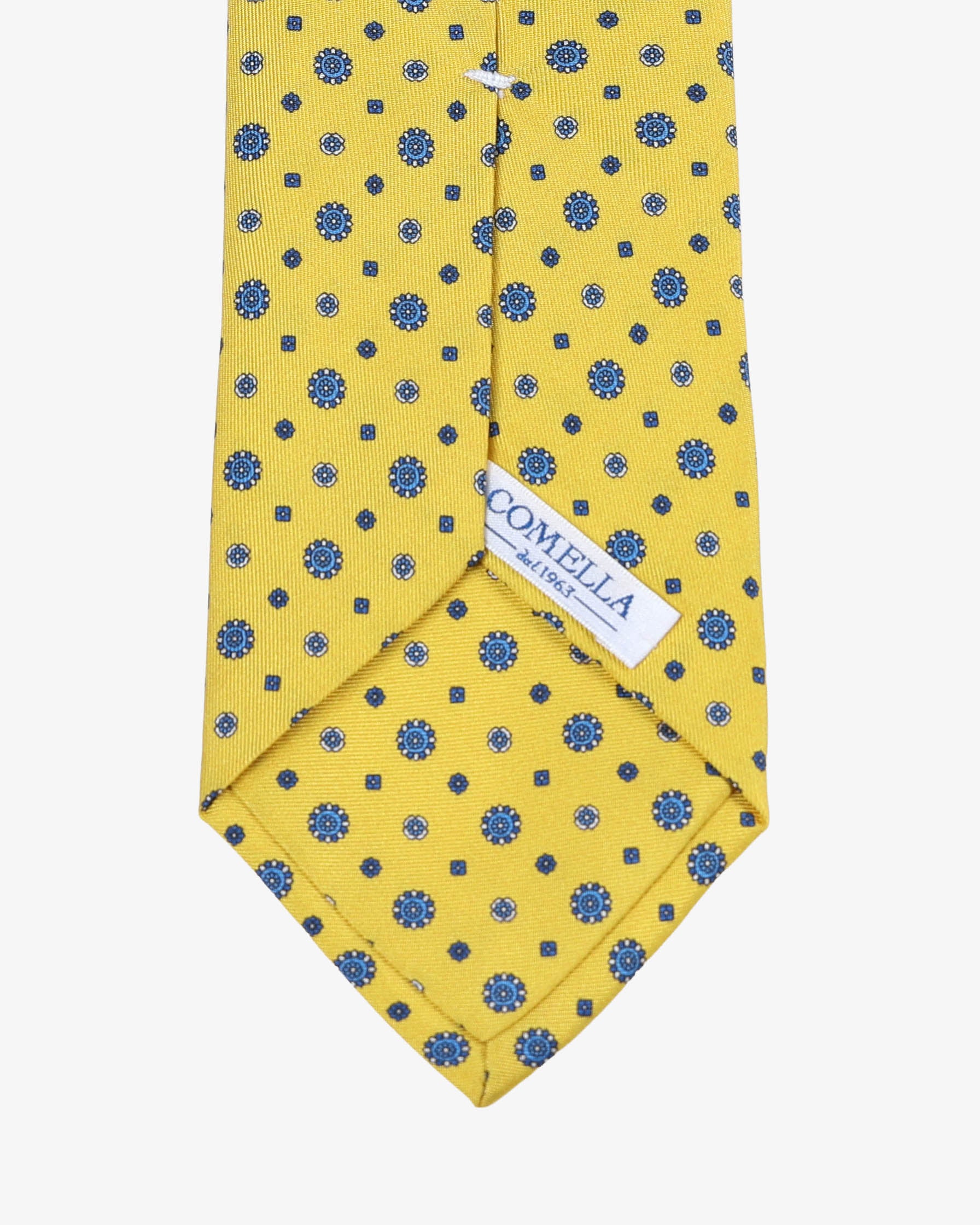 Cravatta con fantasia - Senape - Comella Sartoria