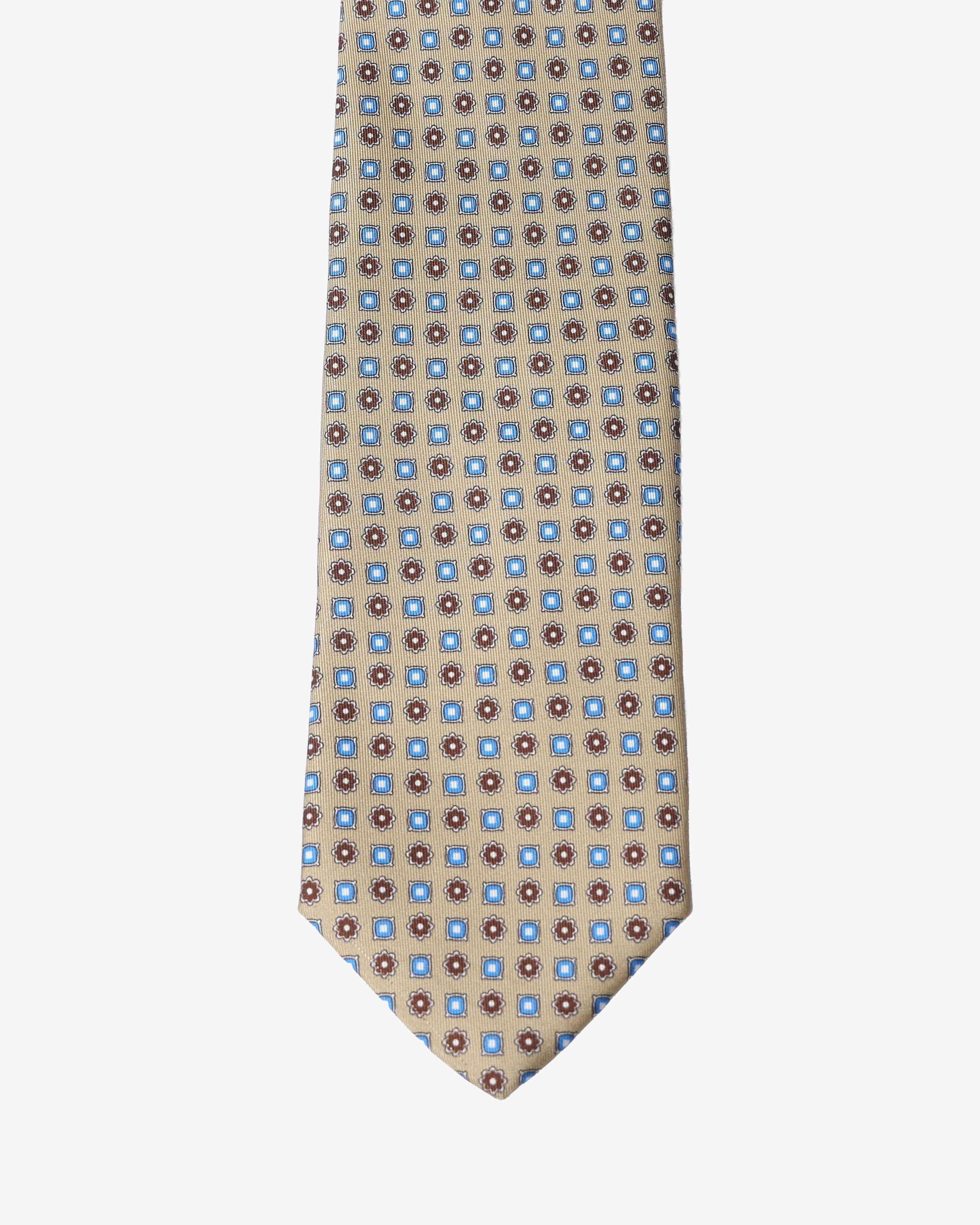 Cravatta con fantasia - Beige - Comella Sartoria
